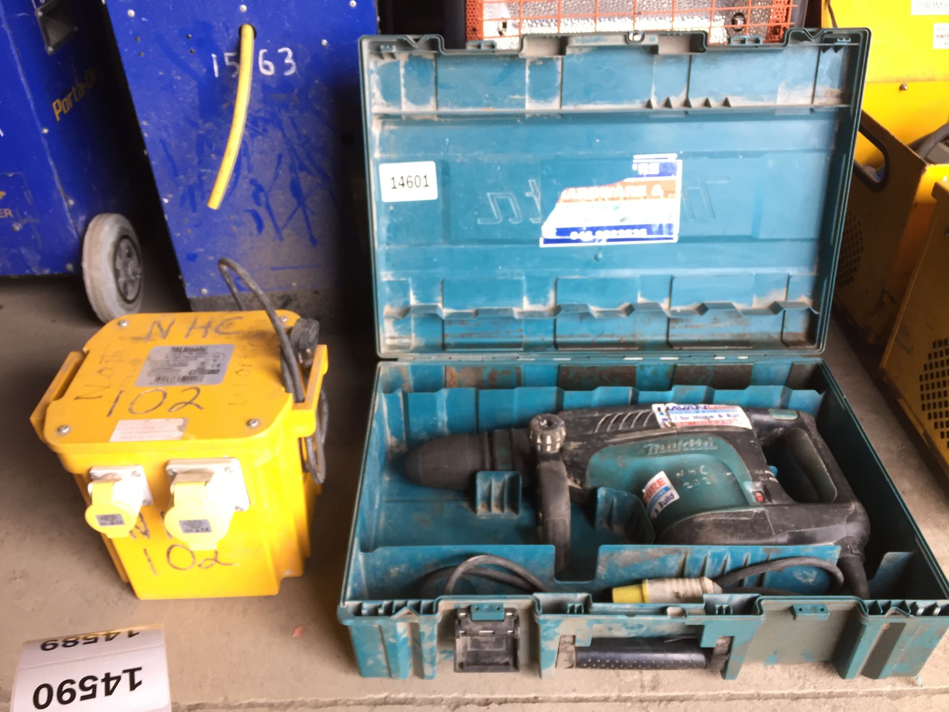 PL-14601 UNRESERVED Makita HM1203C 110v SDS Demolition Drill