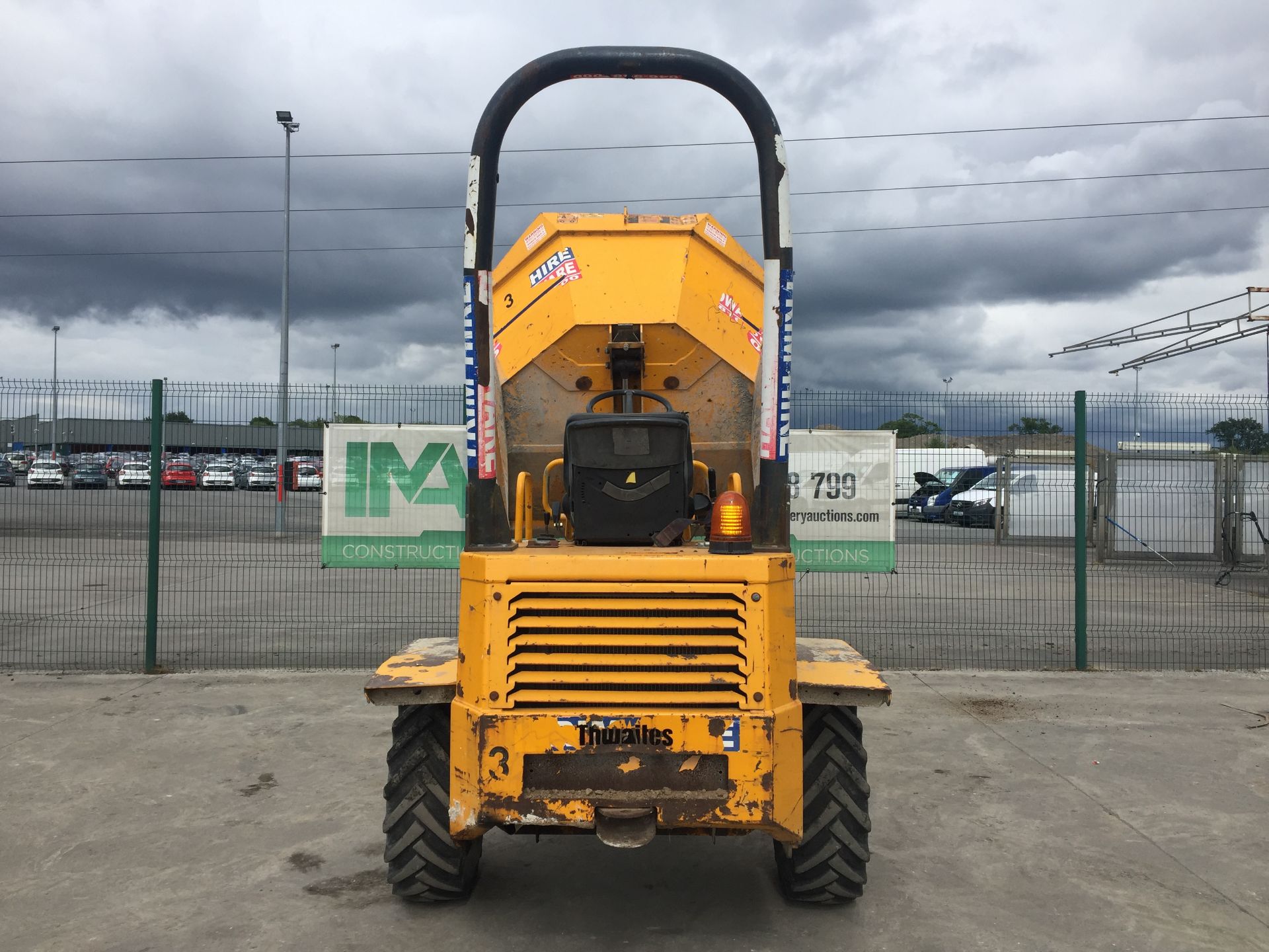 PL-14876 2006 Thwaites 3T Swivel Dumper c/w Roll Bar & Beacon - Image 9 of 22