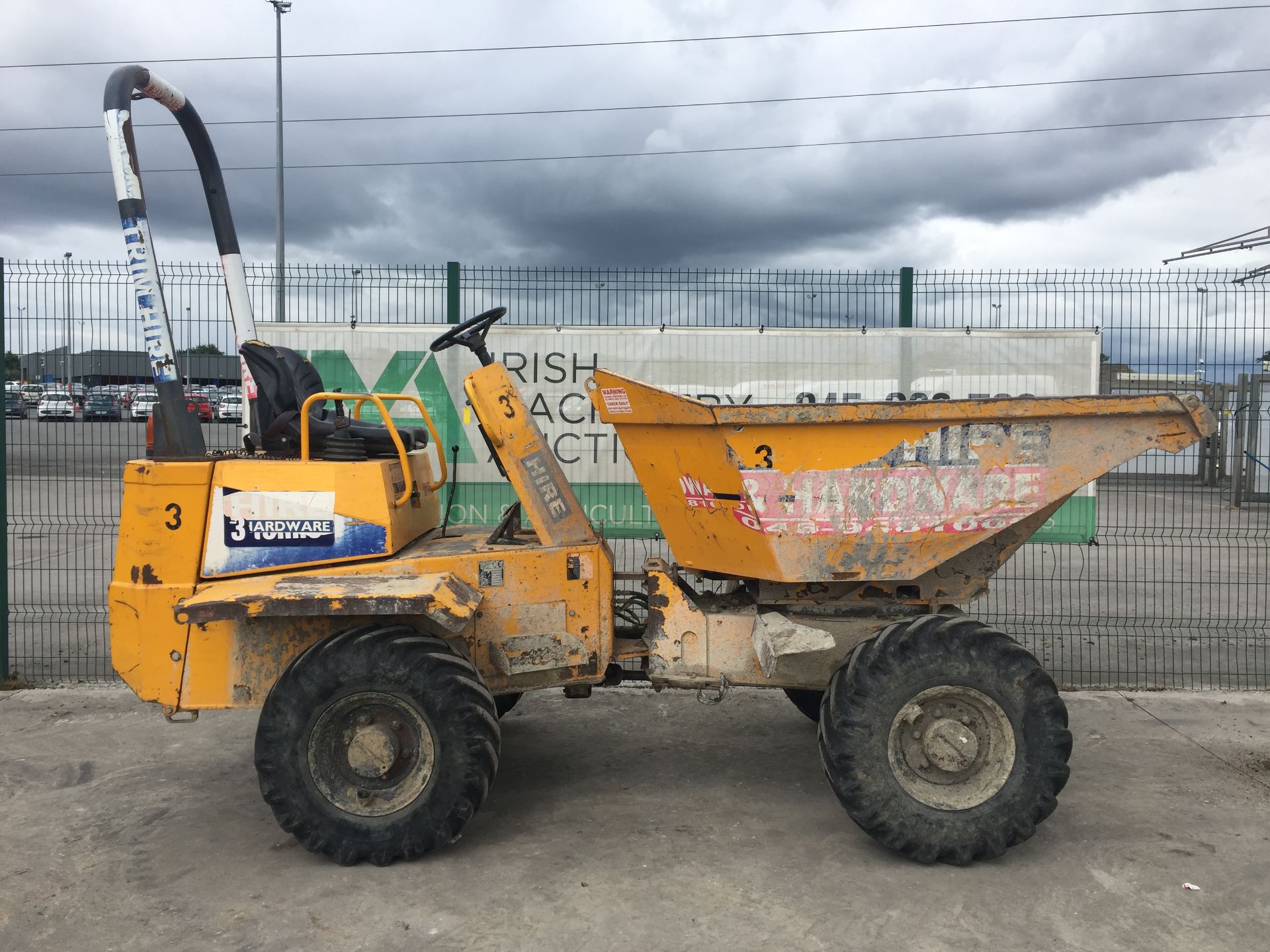 PL-14876 2006 Thwaites 3T Swivel Dumper c/w Roll Bar & Beacon - Image 7 of 22