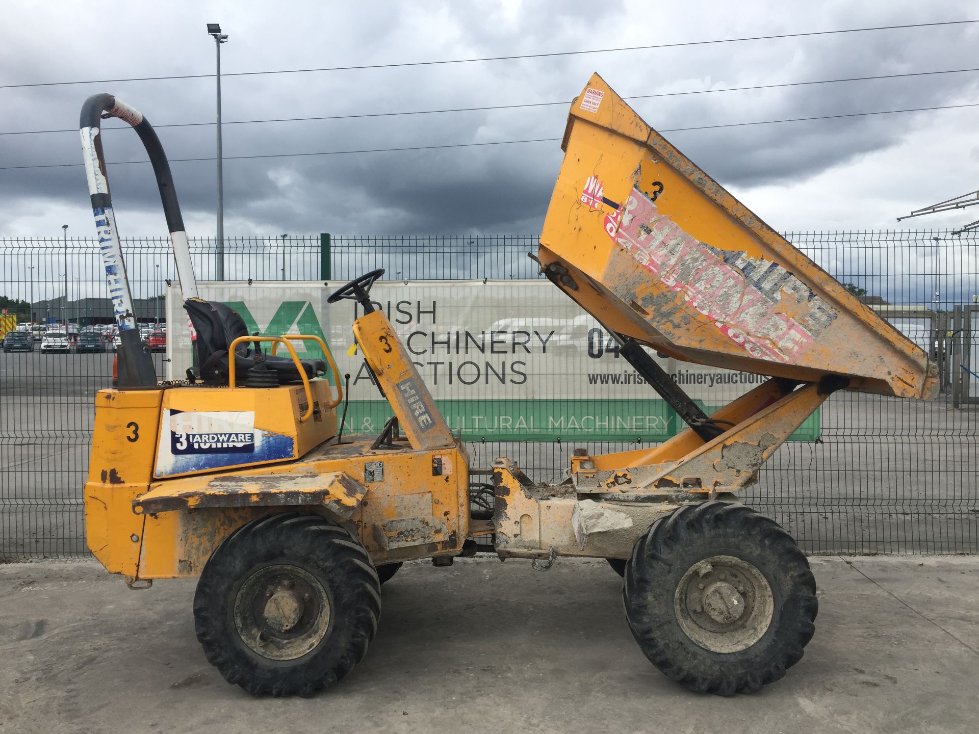 PL-14876 2006 Thwaites 3T Swivel Dumper c/w Roll Bar & Beacon - Image 5 of 22