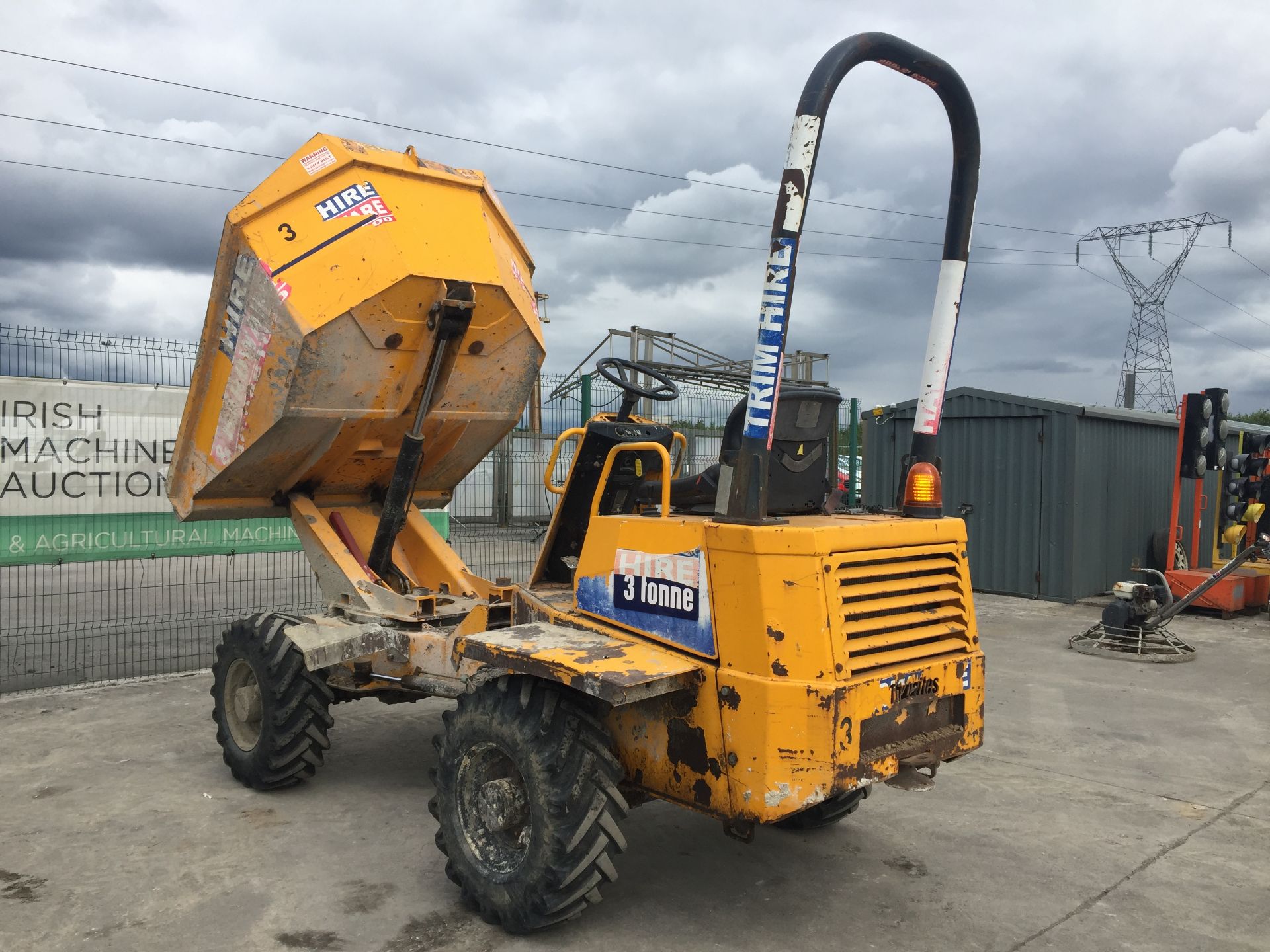 PL-14876 2006 Thwaites 3T Swivel Dumper c/w Roll Bar & Beacon - Image 11 of 22