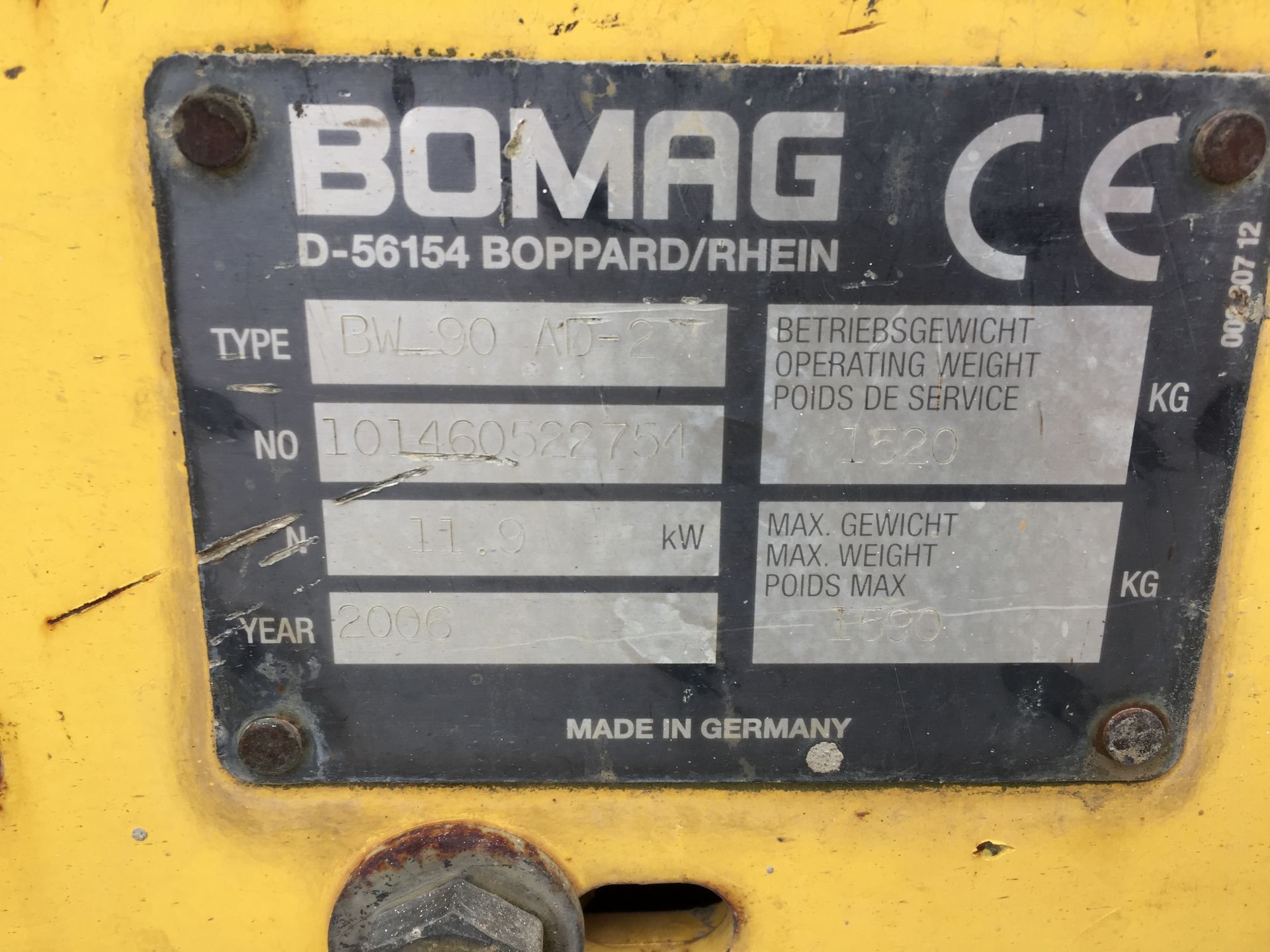 PL-14905 2006 Bomag BW90-AD2 Twin Drum Roller - Image 21 of 21