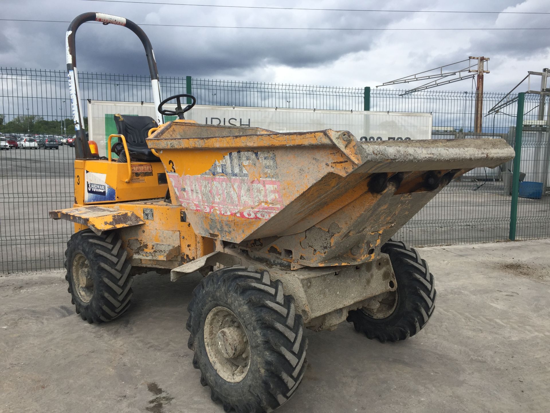 PL-14876 2006 Thwaites 3T Swivel Dumper c/w Roll Bar & Beacon - Image 8 of 22