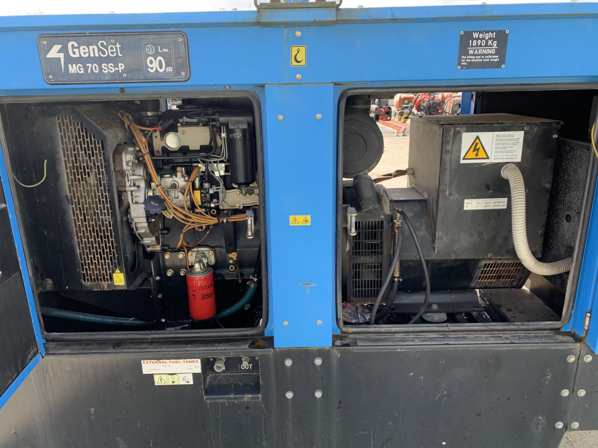 PL-15338 2008 Genset MG 70 SS-P 66KVA Diesel Generator - Image 10 of 20