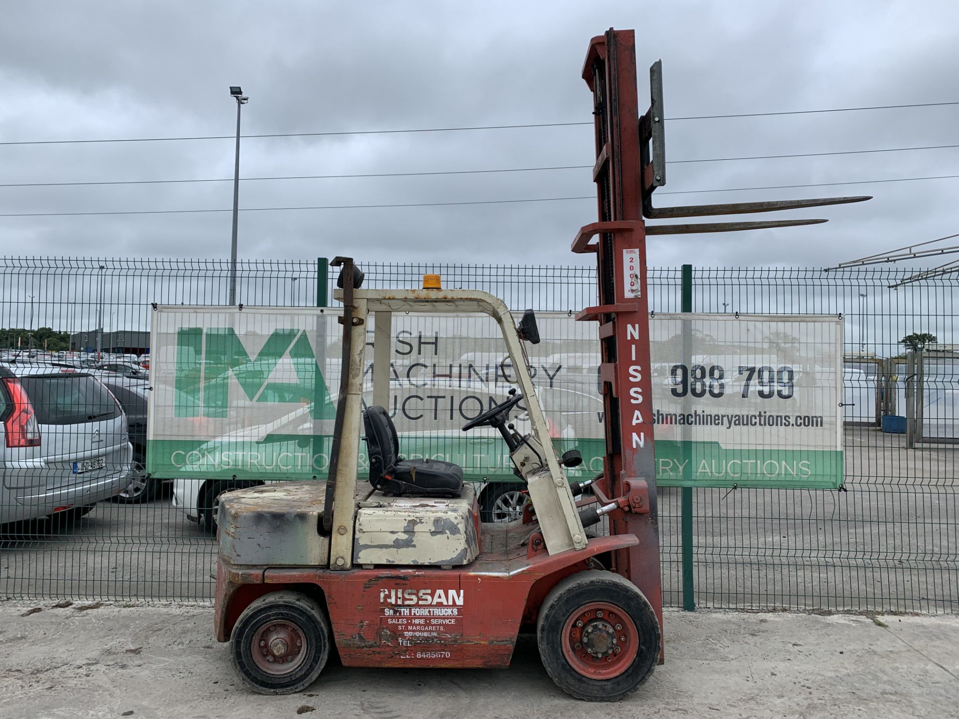 PL-15389 Datsun 1.2T Petrol Forklift c/w Forks, Nissan Engine - Image 6 of 22