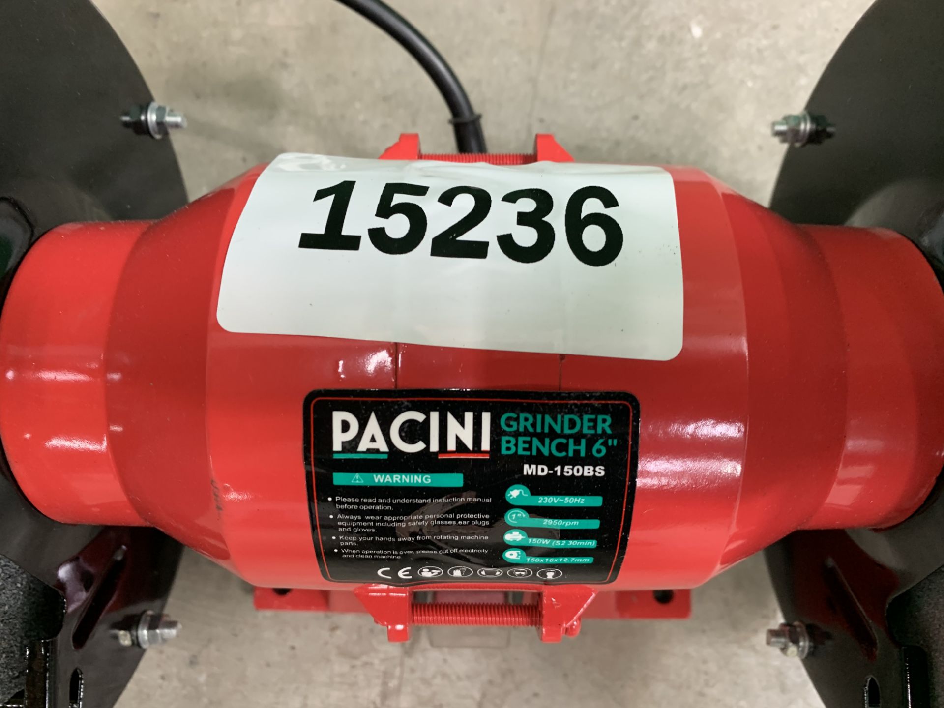 PL-15236 Pacini 6"" Bench Grinder - Image 4 of 4