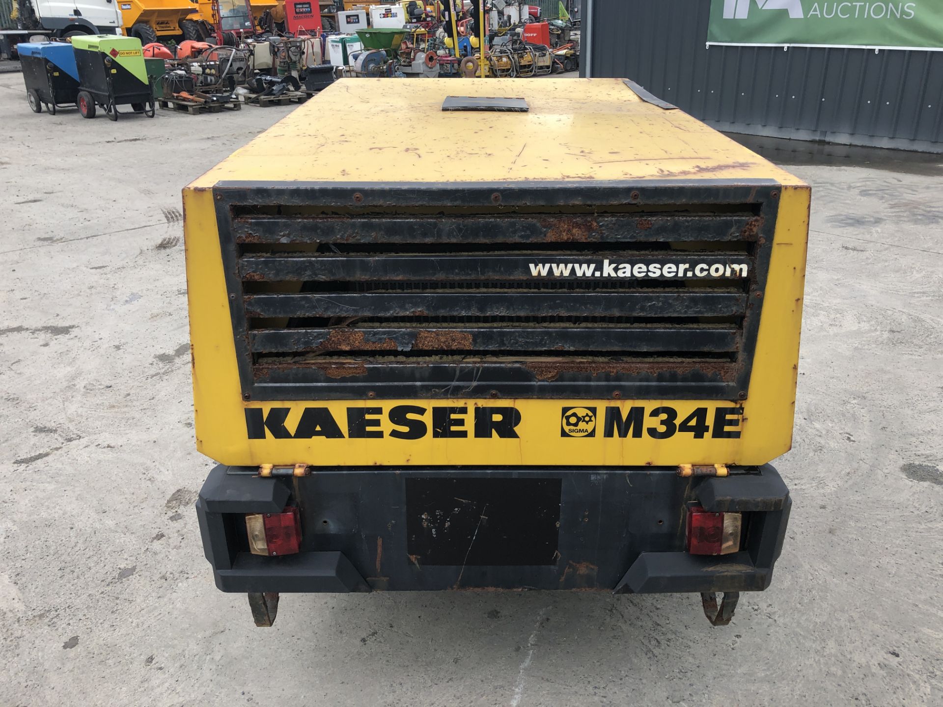 PL-15043 2007 Kaeser M34E Electric Fast Tow Compressor 652Hrs - - Image 3 of 10