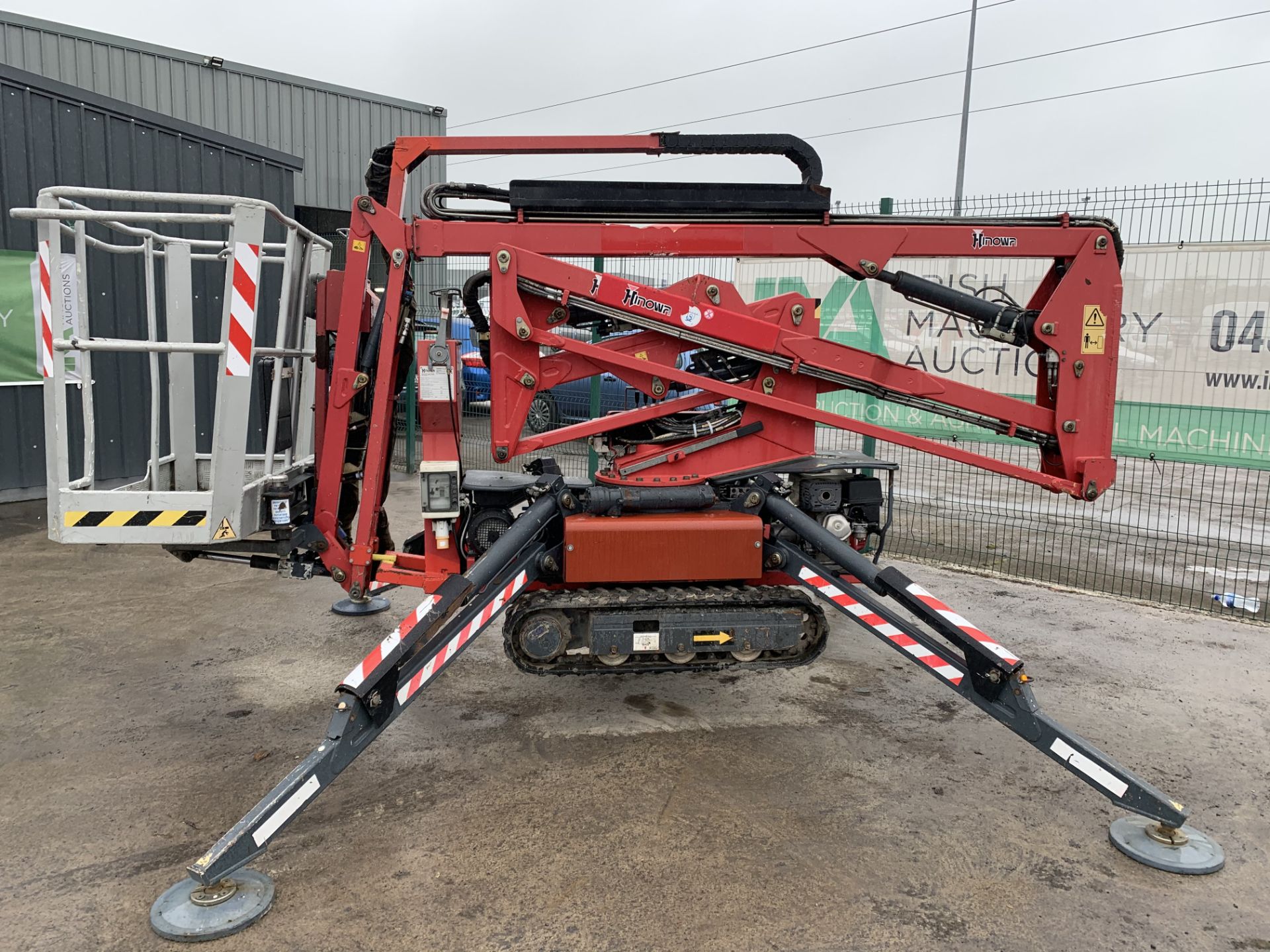 PL-15347 2007 Hinowa Goldlift 1470 Tracked Petrol Articulated Spider Boom Lift c/w Jack Legs & Key S - Image 6 of 25