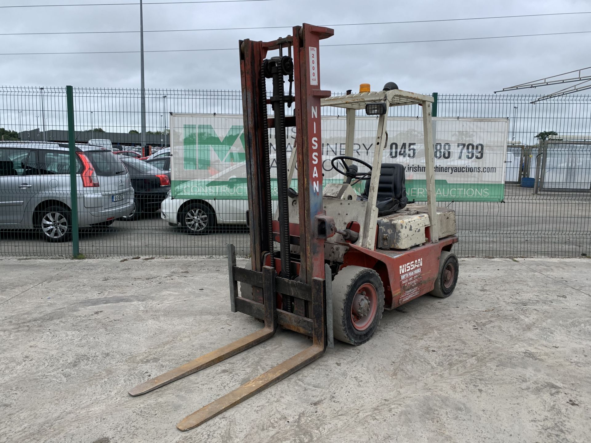 PL-15389 Datsun 1.2T Petrol Forklift c/w Forks, Nissan Engine