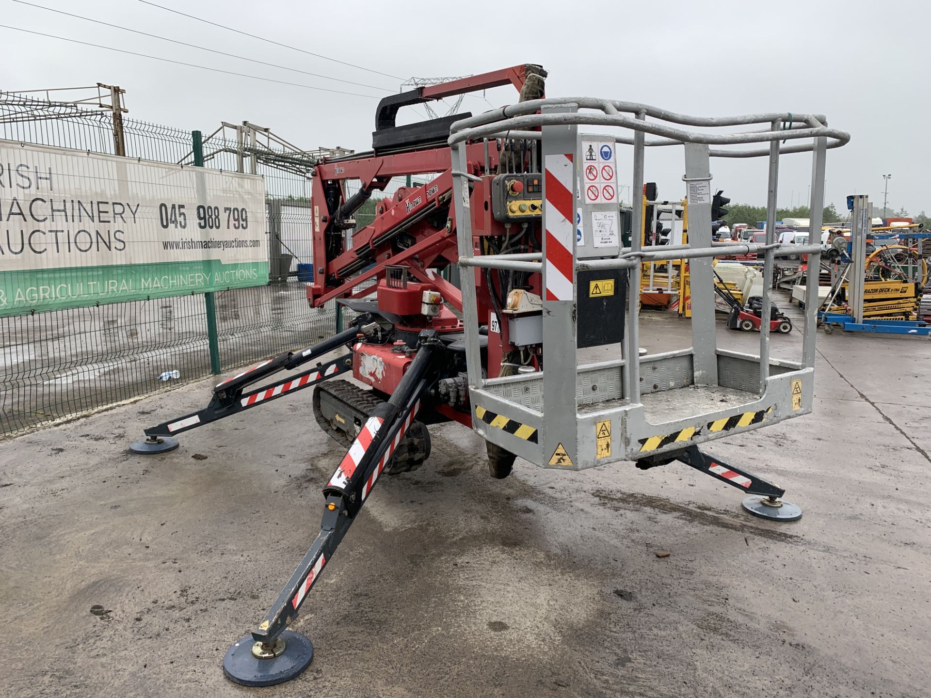 PL-15347 2007 Hinowa Goldlift 1470 Tracked Petrol Articulated Spider Boom Lift c/w Jack Legs & Key S - Image 8 of 25