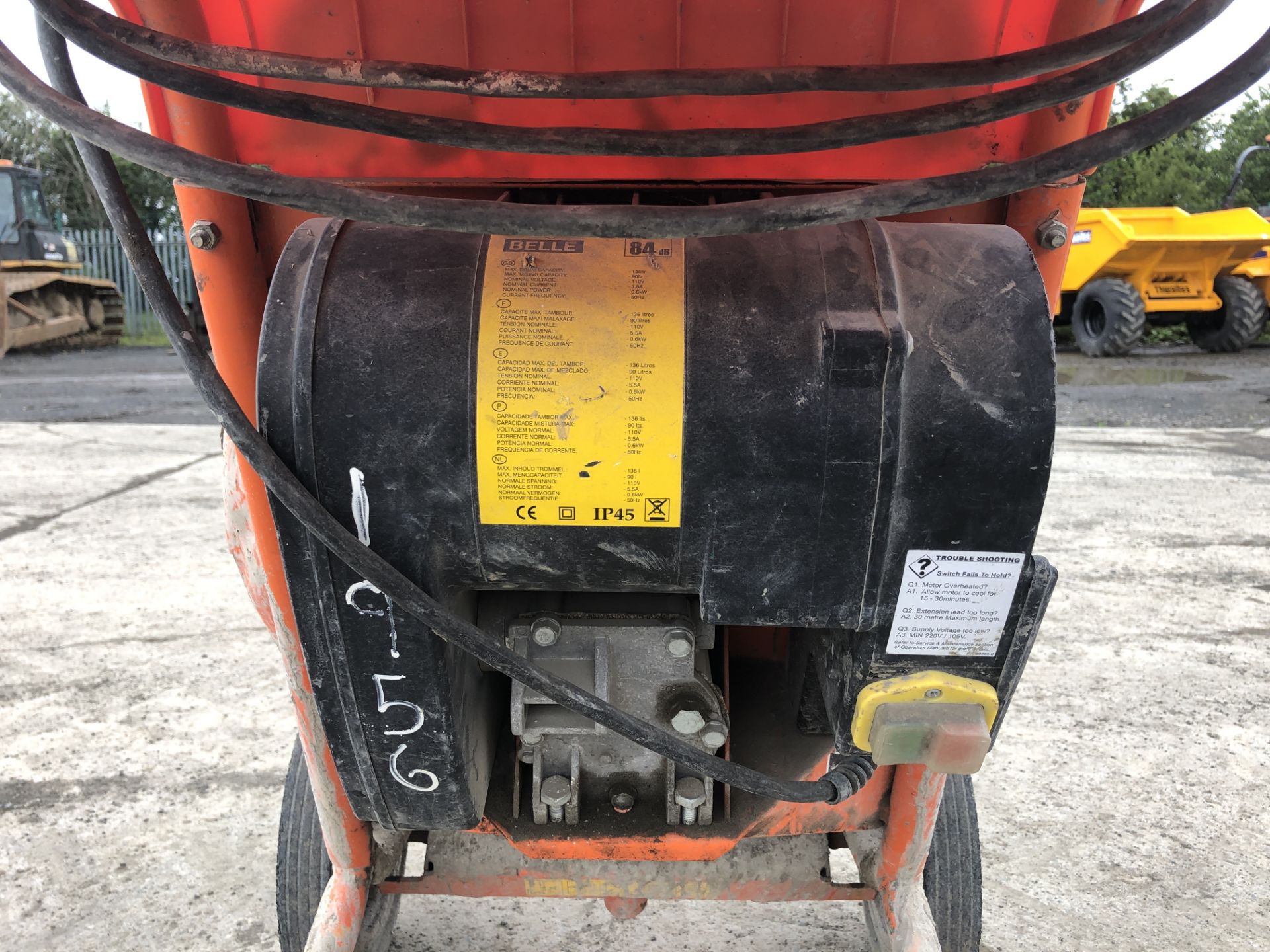 PL-15022 Belle 110v Cement Mixer - Image 4 of 6