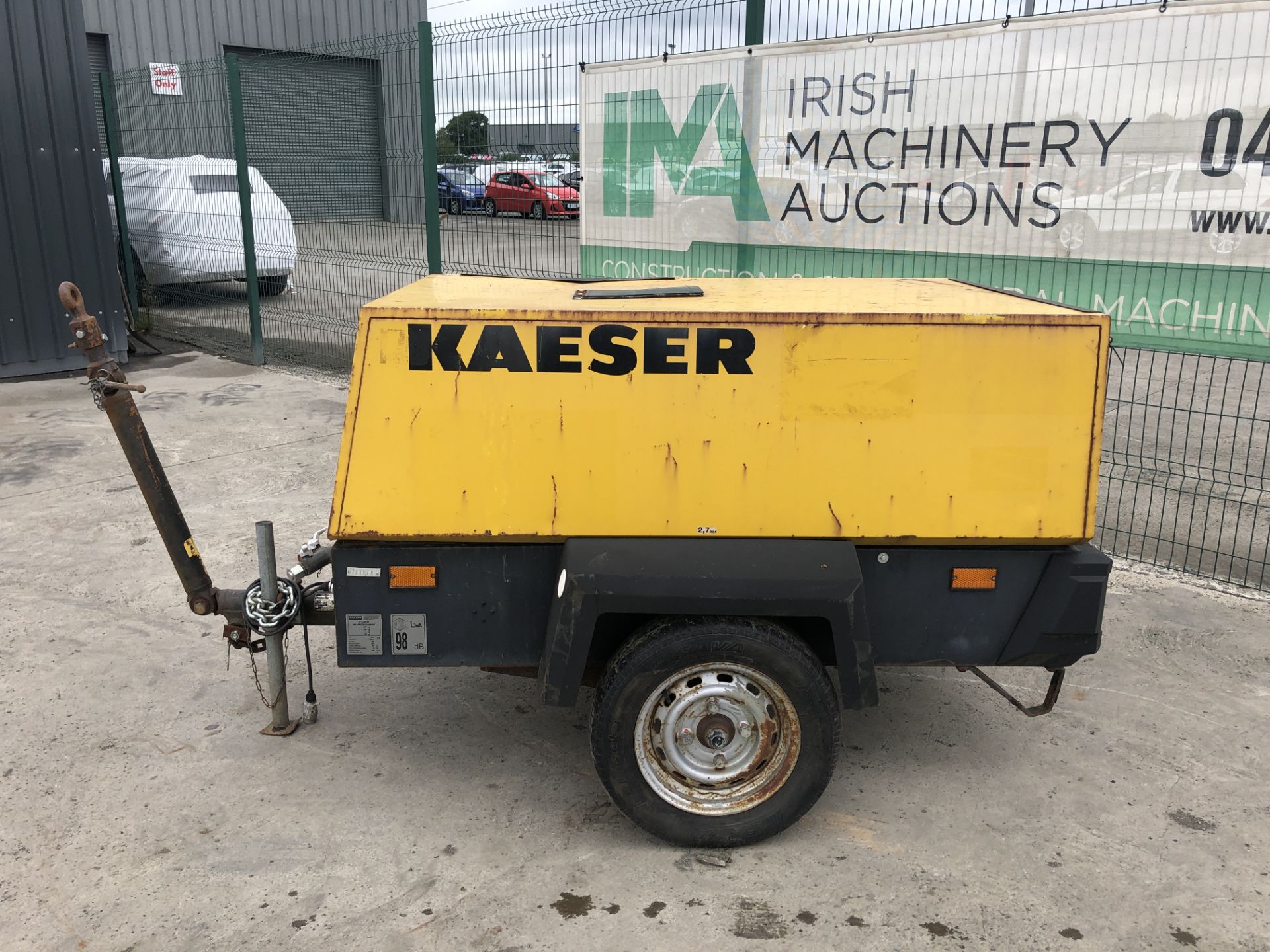 PL-15043 2007 Kaeser M34E Electric Fast Tow Compressor 652Hrs - - Image 2 of 10