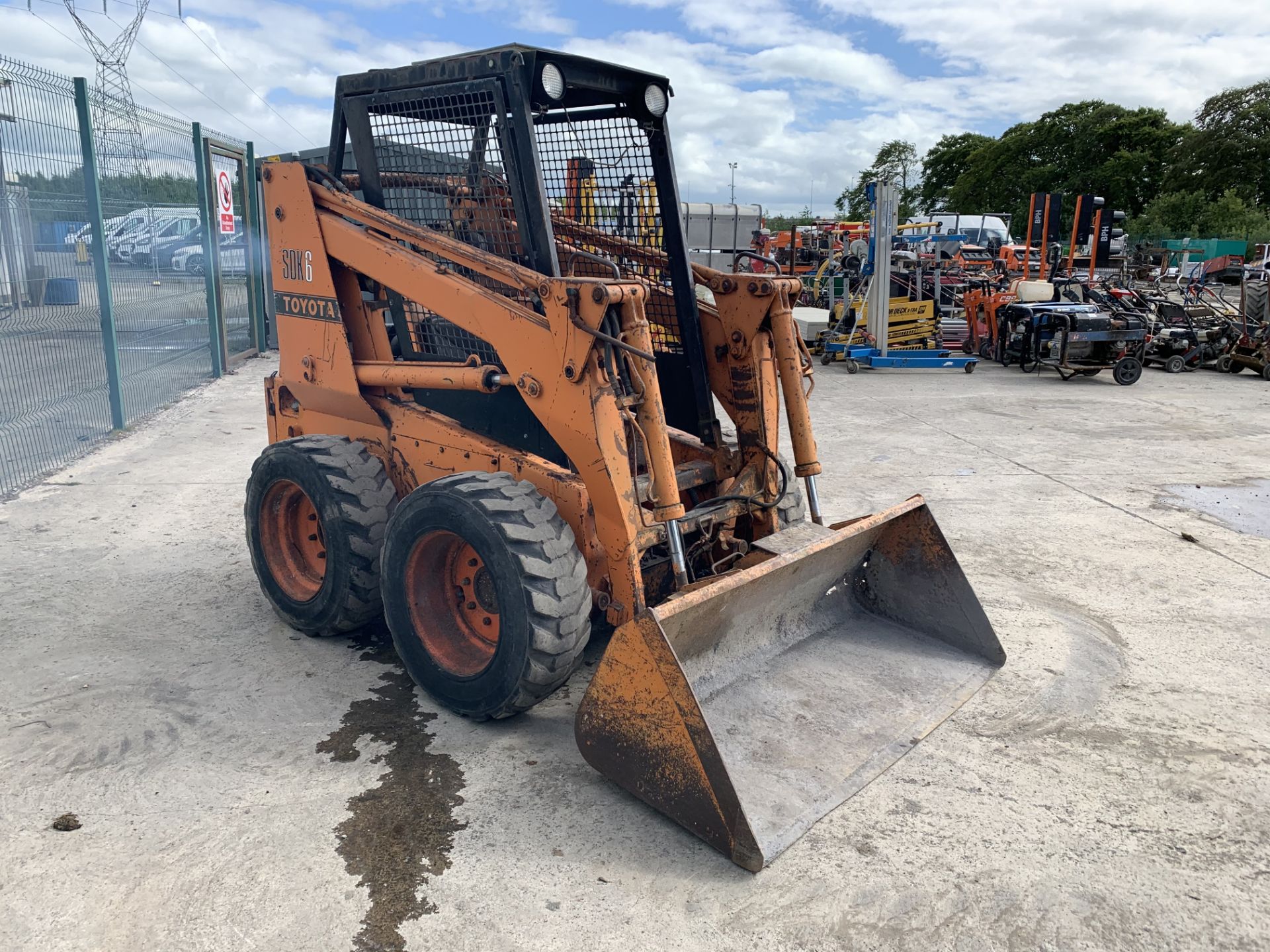 PL-15392 Toyota SDK6 Diesel Skid Steer Loader - Image 6 of 21