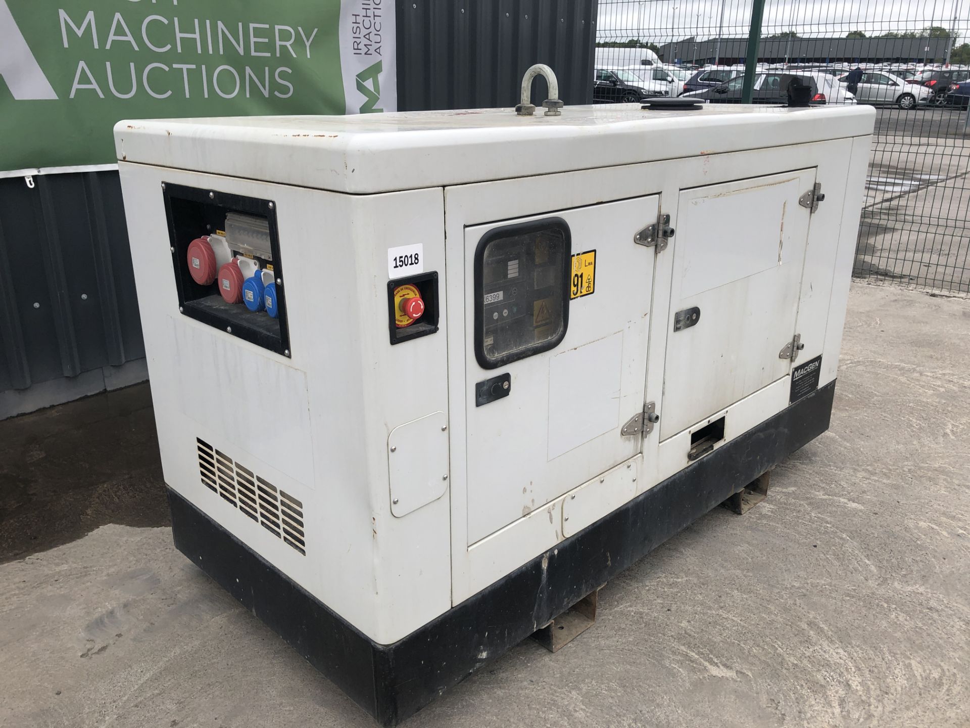 PL-15018 2017 MacGen HYW-45 T5 45KVA Silent Diesel Generator - Image 6 of 22