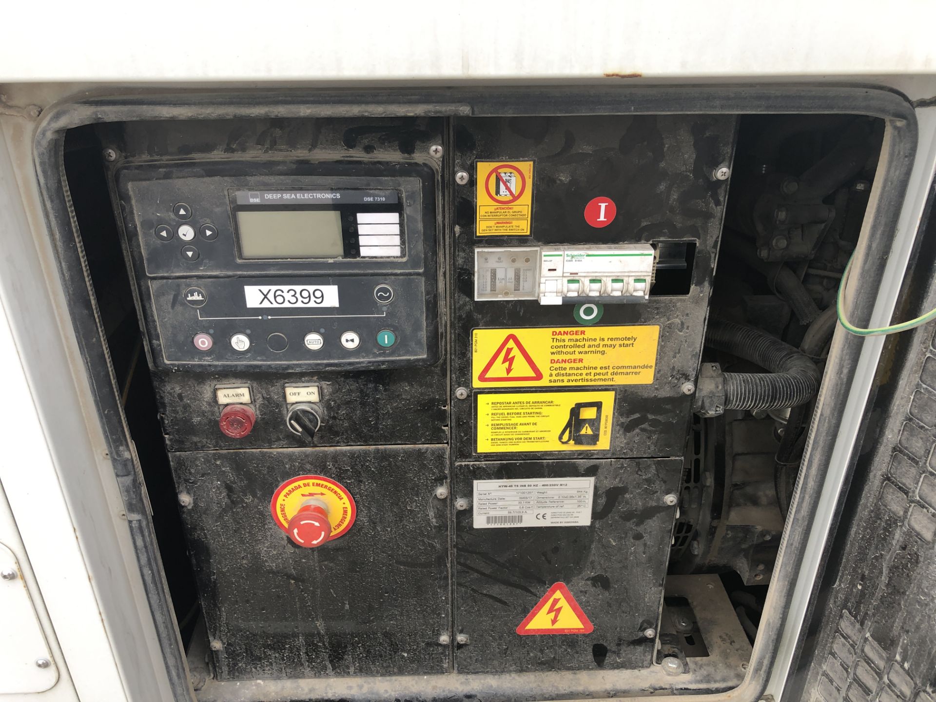 PL-15018 2017 MacGen HYW-45 T5 45KVA Silent Diesel Generator - Image 11 of 22