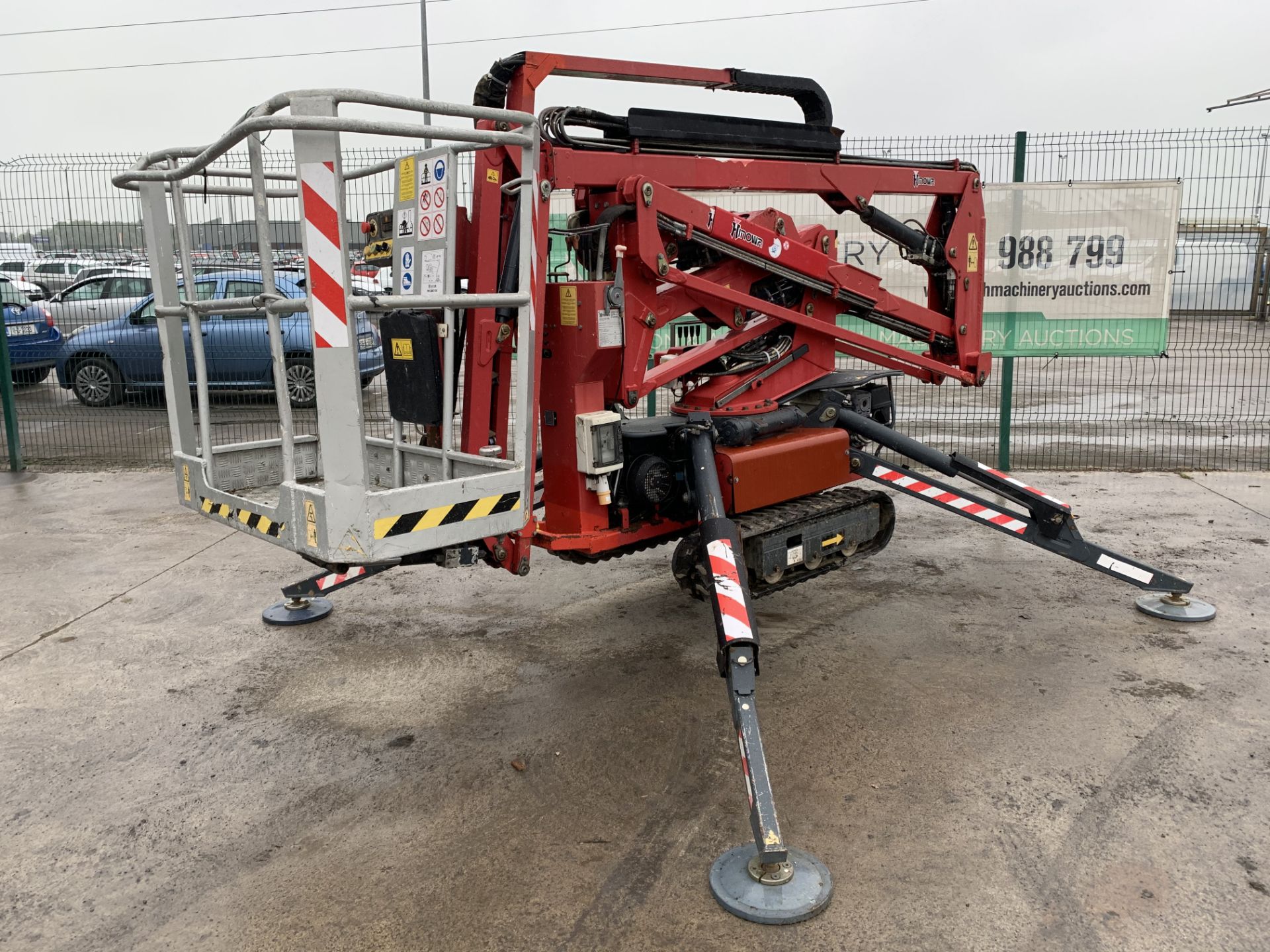 PL-15347 2007 Hinowa Goldlift 1470 Tracked Petrol Articulated Spider Boom Lift c/w Jack Legs & Key S - Image 5 of 25