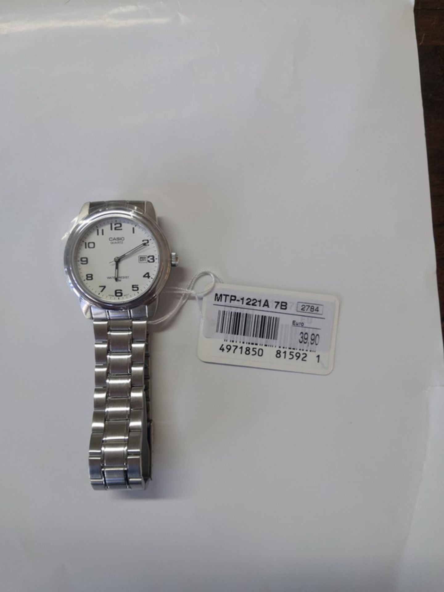 N. 1 (ES. N° 1316/19 IVG N° 5.703) OROLOGIO CASIO MTP 1221ATB (BENI IN VIA GULINELLI 9 FERRARA)