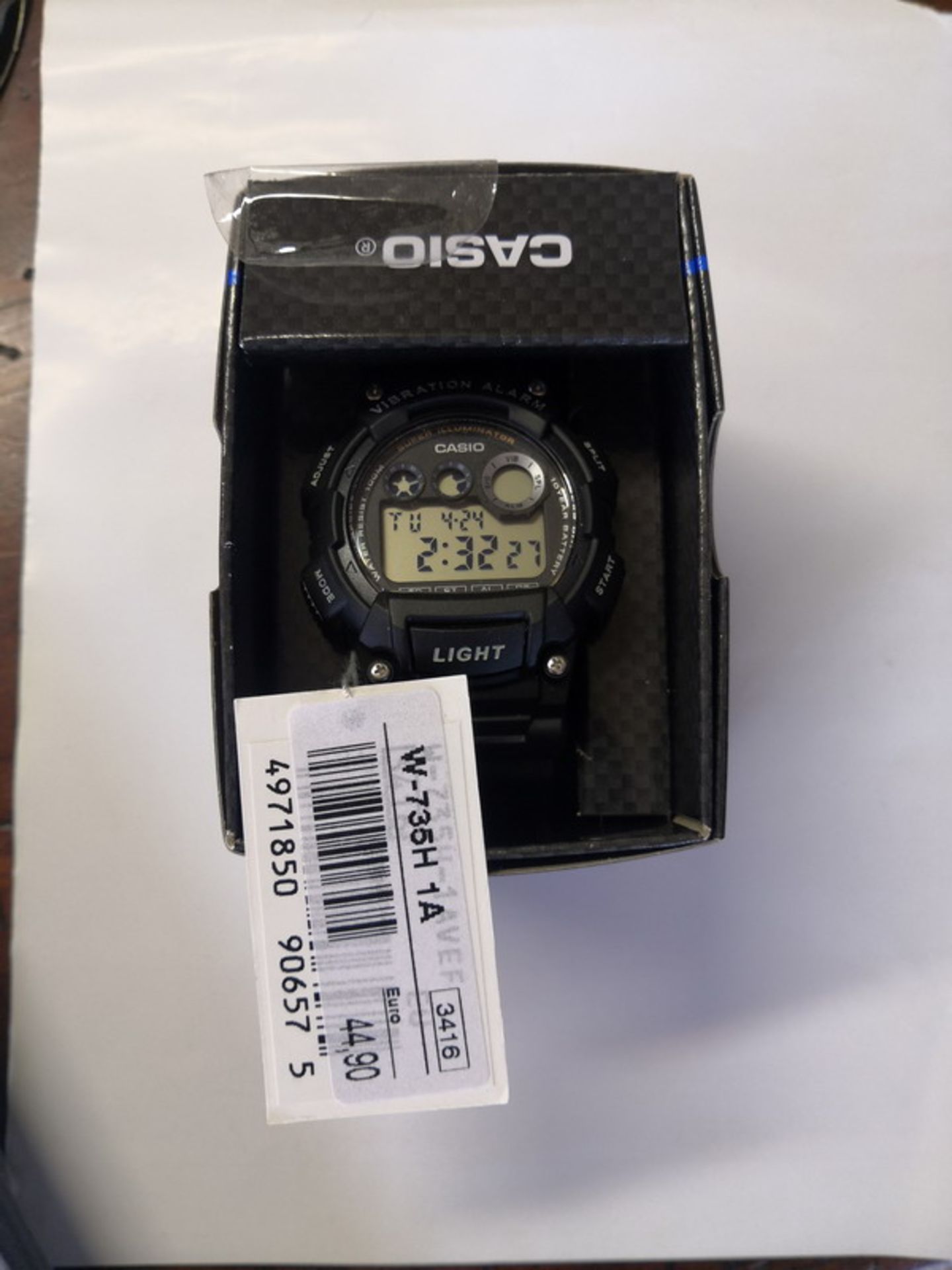 N. 14 (ES. N° 1316/19 IVG N° 5.703) OROLOGIO CASIO LIGHT W735H1A (BENI IN VIA GULINELLI 9 FERRARA)