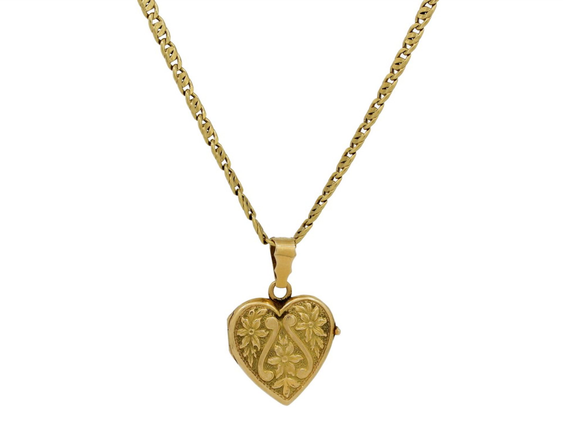 N. 13 (5714 IVG AMMINISTRAZIONE DI SOSTEGNO) COLLANA IN ORO GIALLO 18 KT CON PENDENTE A FORMA DI