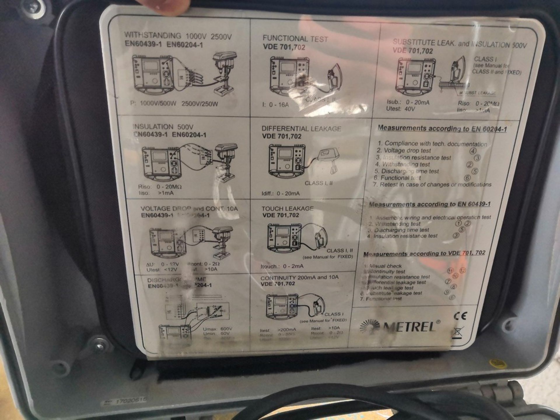 N. 85 (FALLIMENTO N. 782) TESTER DI SICUREZZA PER MACCHINARI MULTISERVICE METREL MI2170 (BENI IN - Bild 2 aus 2