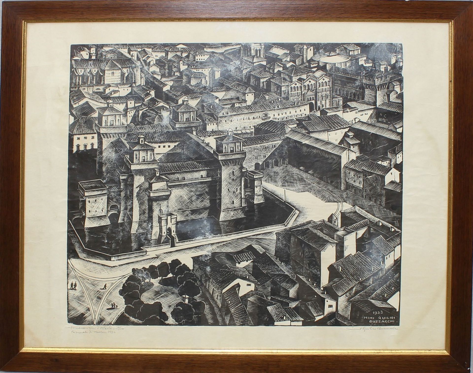 Litografia, Mimi Quilici Buzzacchi 1933, Biennale di Venezia 1934 n. 39/50