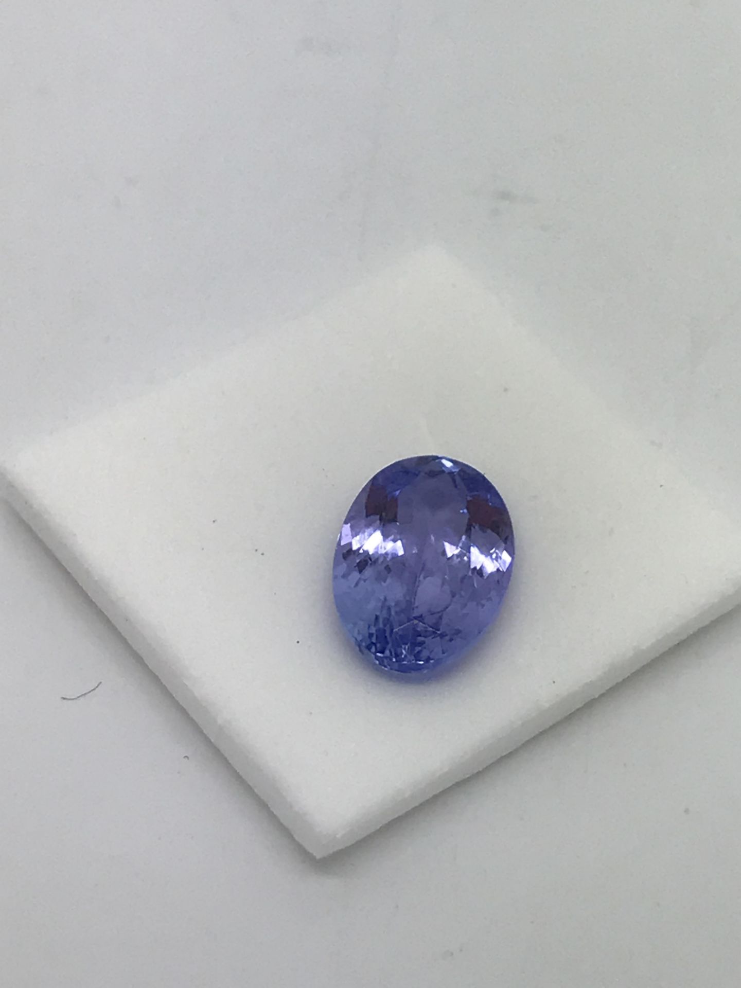 3.36CT NATURAL TANZANITE PGTL CERTIFIED - Image 3 of 3