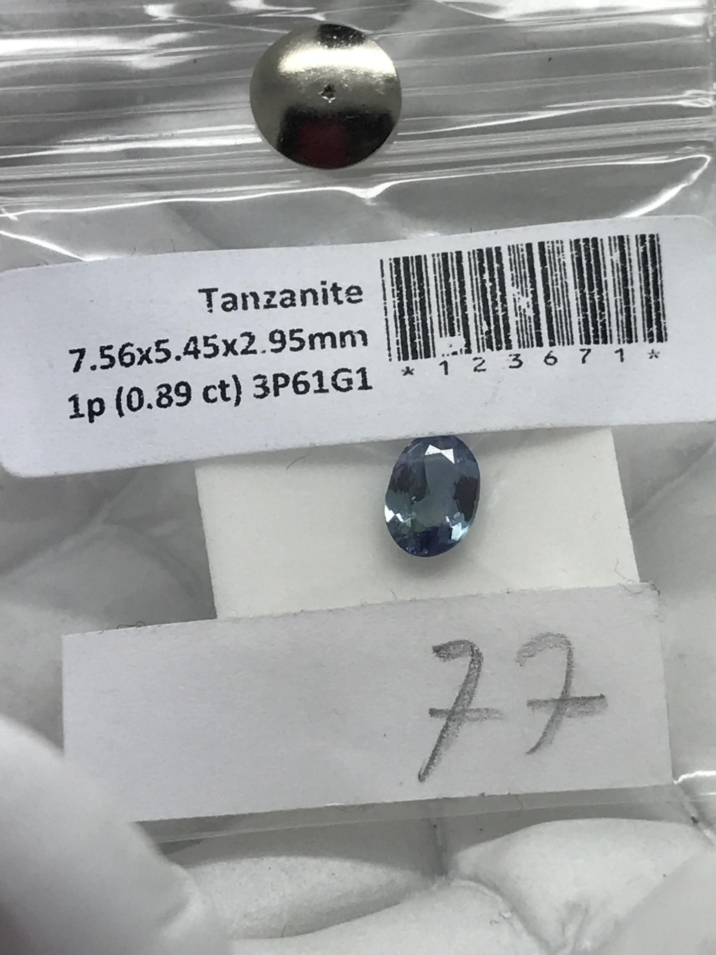 0.89CT NATURAL TANZANITE