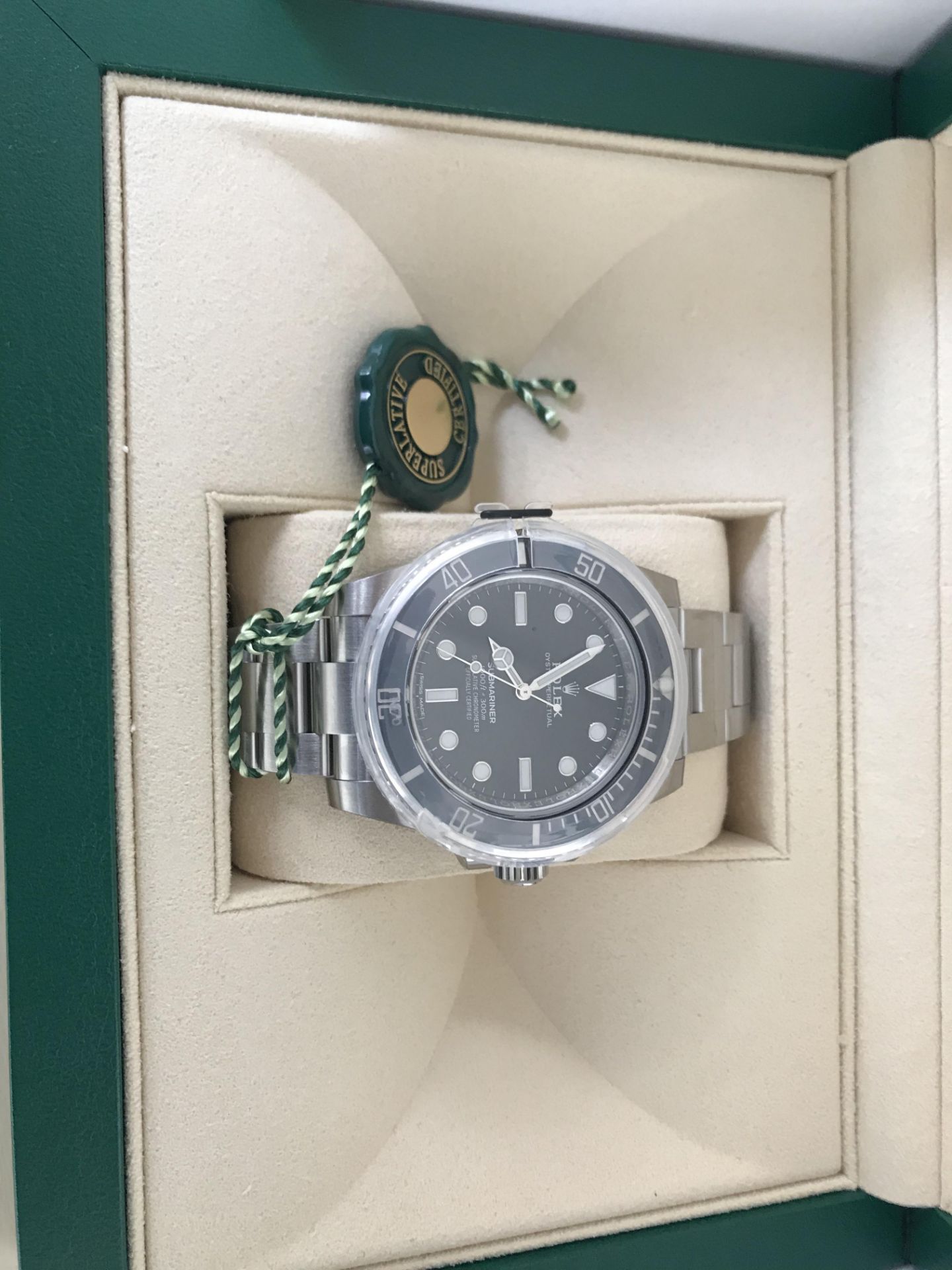 2020 ROLEX SUBMARINER OYSTER STEEL 40 MM WATCH 114060 - Image 8 of 15