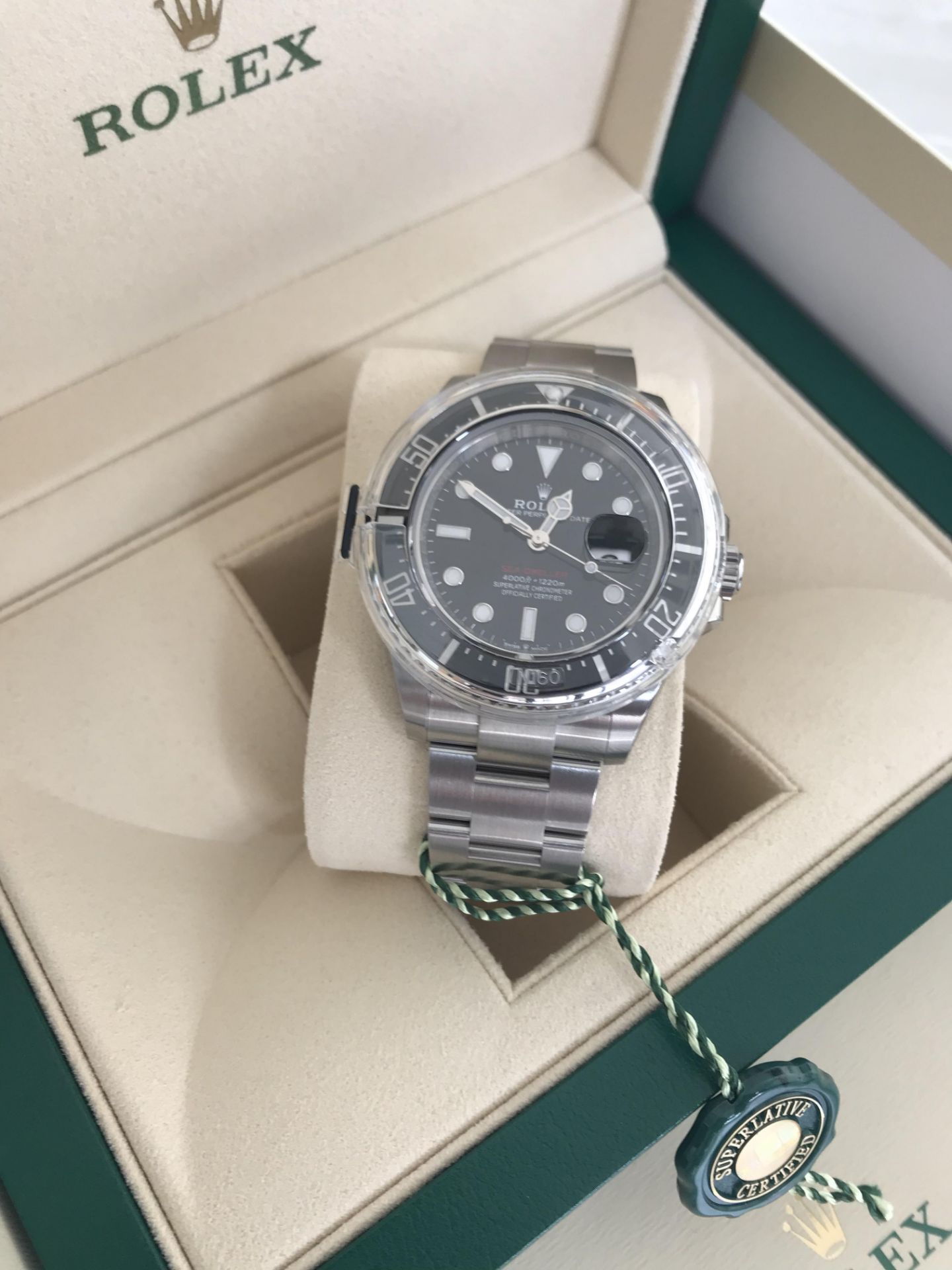 2020 ROLEX SEA-DWELLER 43 MM OYSTER STEEL WATCH 126600 50TH ANNIVERSARY - Image 10 of 15