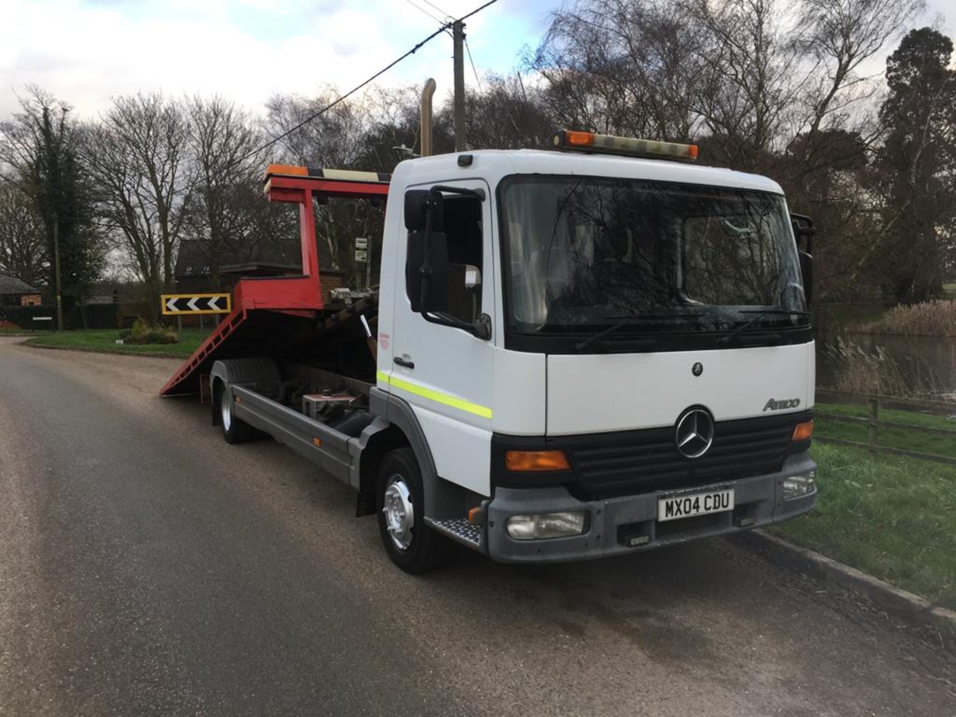 2004 MERCEDES BENZ ATEGO TRANSPORTER RECOVERY TRUCK 7.5 TONS **TILT AND SLIDE** - Image 2 of 31