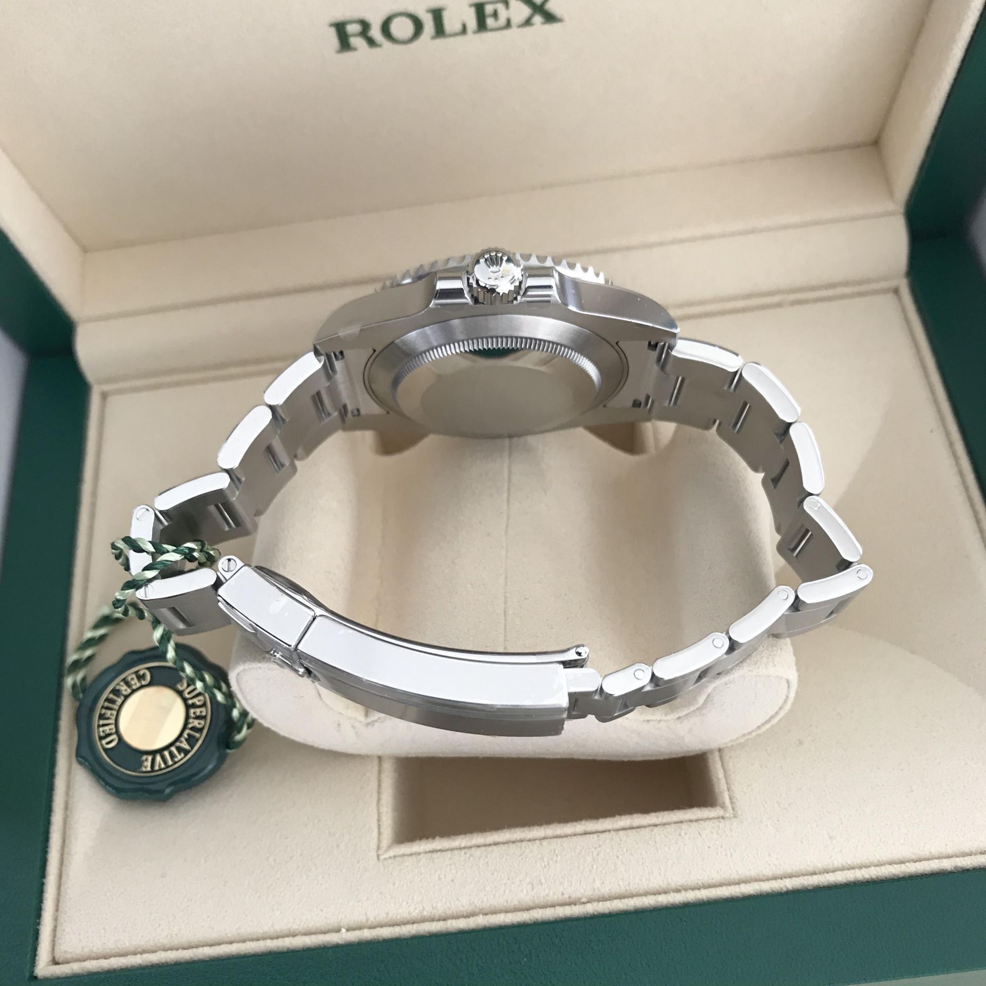 2020 ROLEX SUBMARINER OYSTER STEEL 40 MM WATCH 114060 - Image 9 of 15