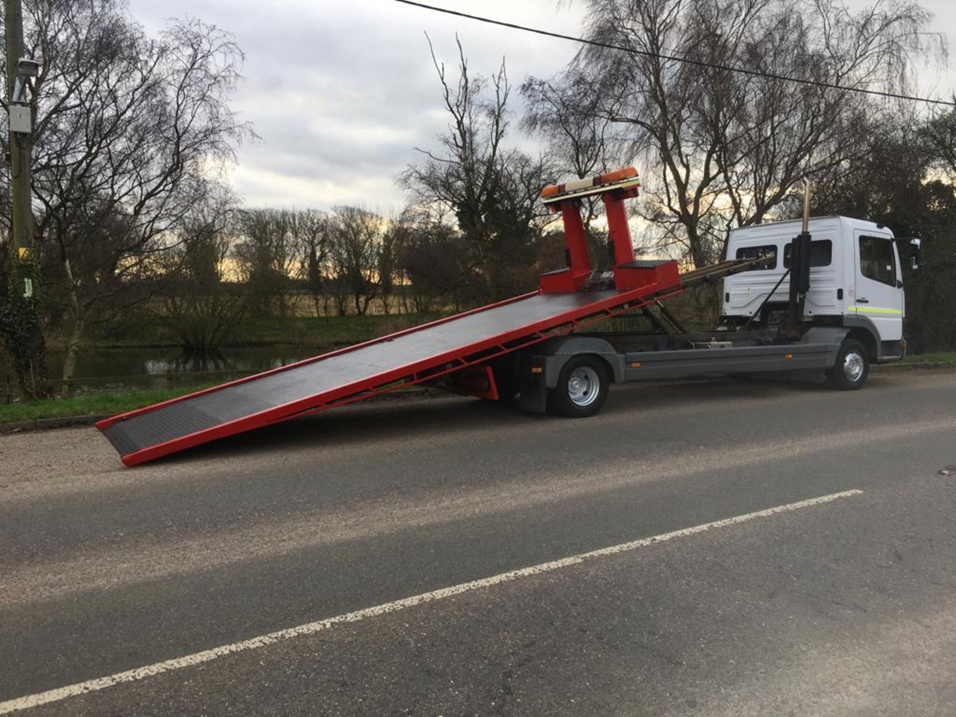 2004 MERCEDES BENZ ATEGO TRANSPORTER RECOVERY TRUCK 7.5 TONS **TILT AND SLIDE** - Image 10 of 31