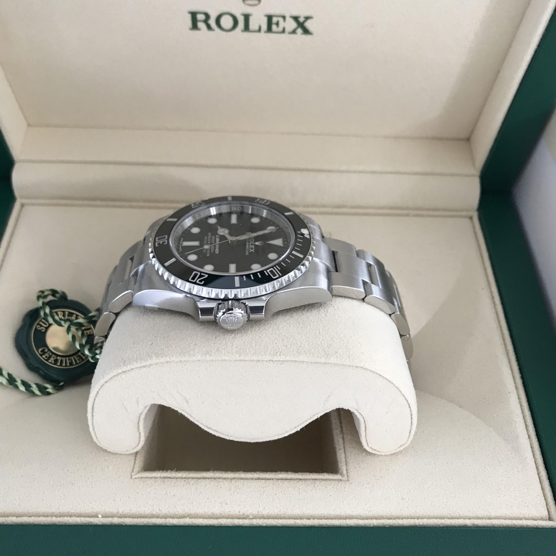 2020 ROLEX SUBMARINER OYSTER STEEL 40 MM WATCH 114060 - Image 13 of 15