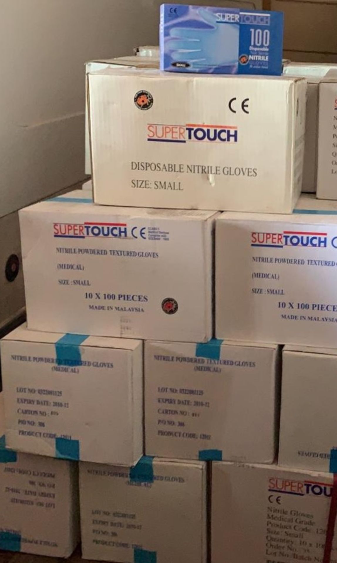 35,000 SUPERTOUCH POWDER FREE NITRILE SMALL GLOVES
