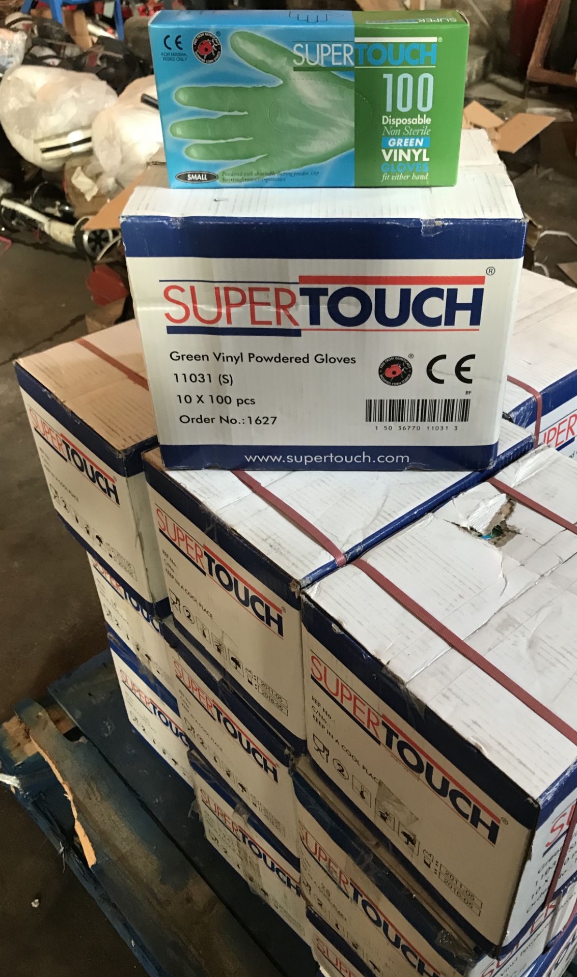 18,000 SUPERTOUCH POWDER FREE VINYL SMALL GLOVES