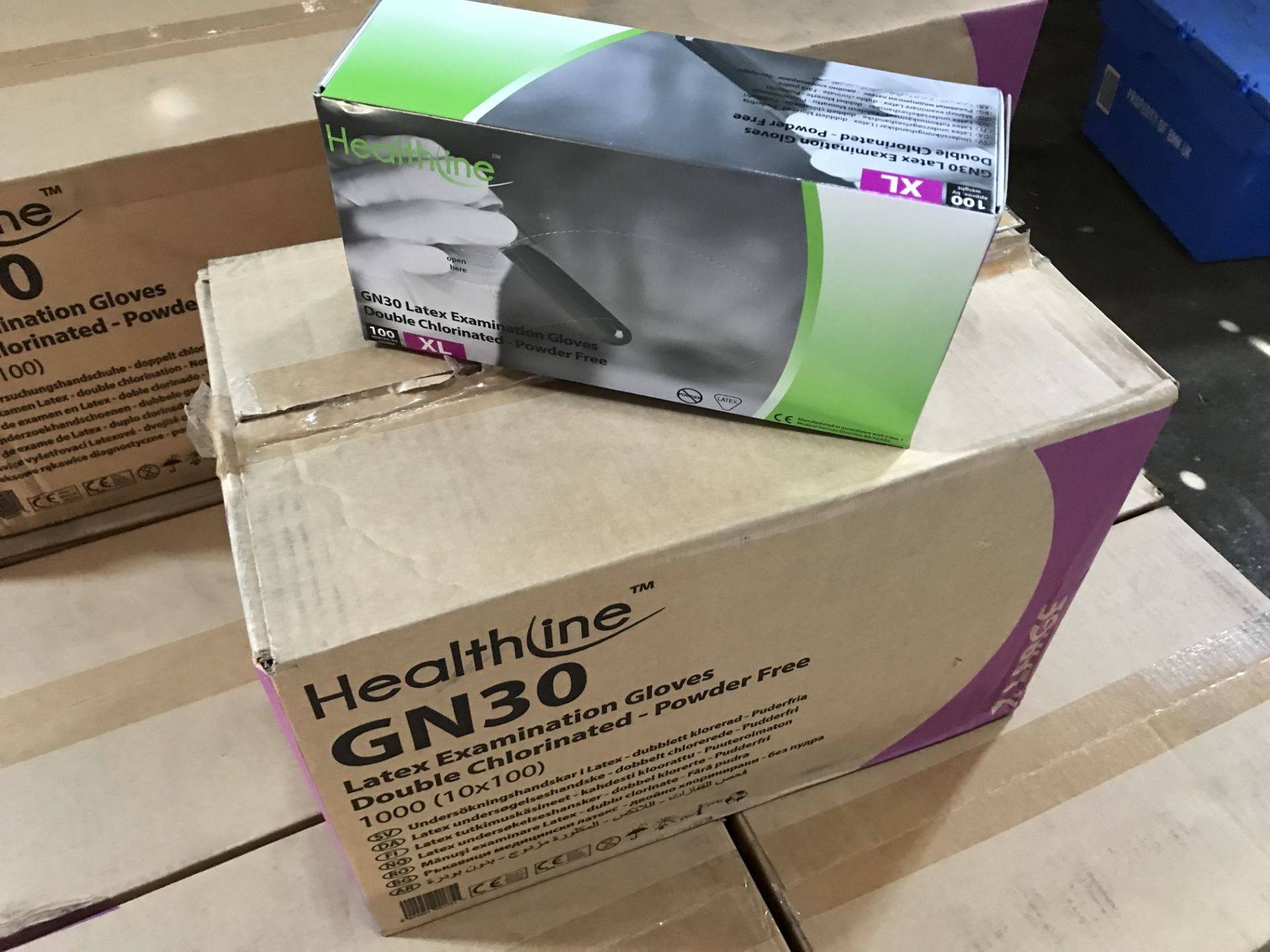 5,000 HEATHLINE LATEX XL EXAMINATION GLOVES