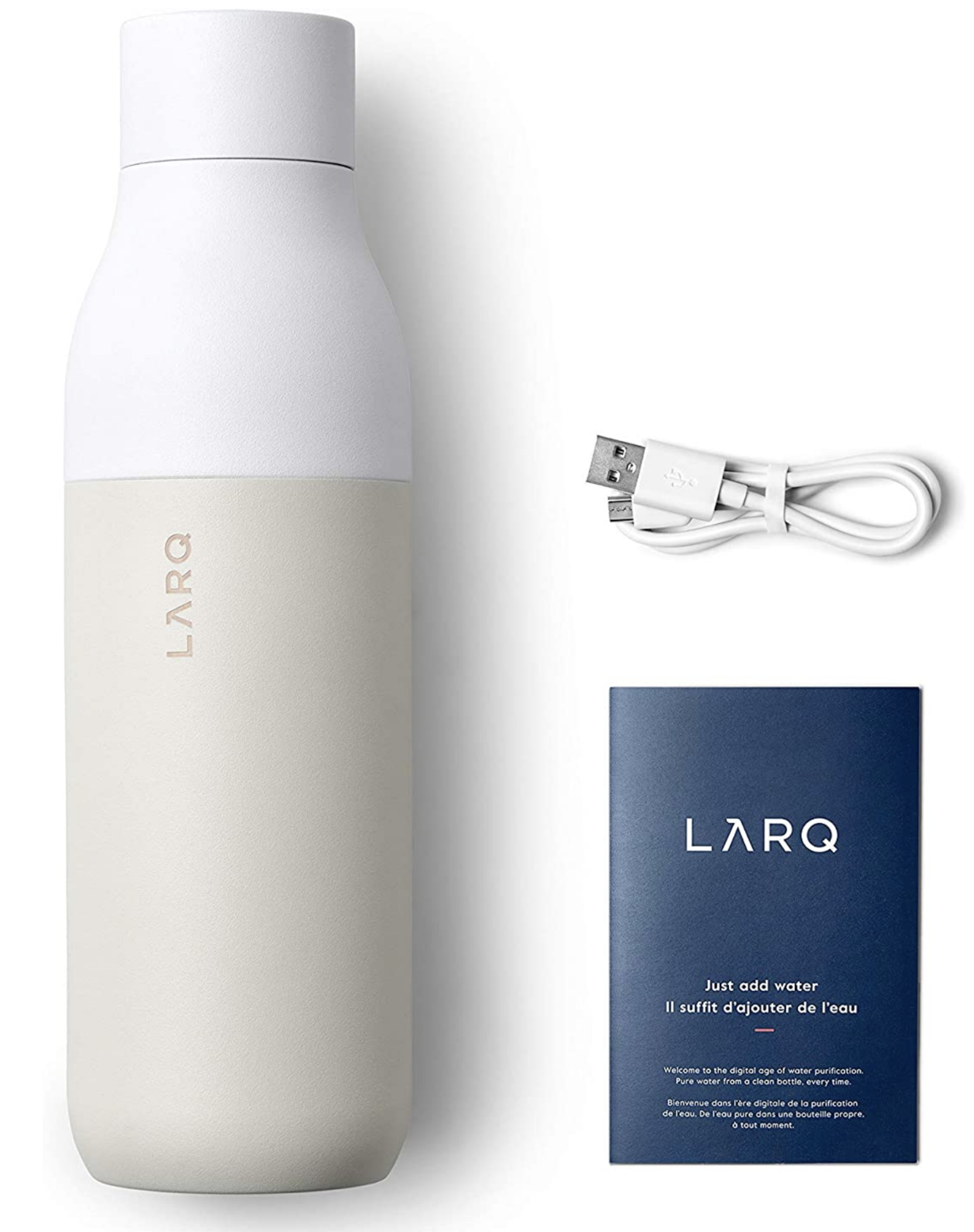 LARQ BOTTLE SELF CLEANING WATER BOTTLE & WATER PURIFICATION SYSTEM **RRP £120 EACH**