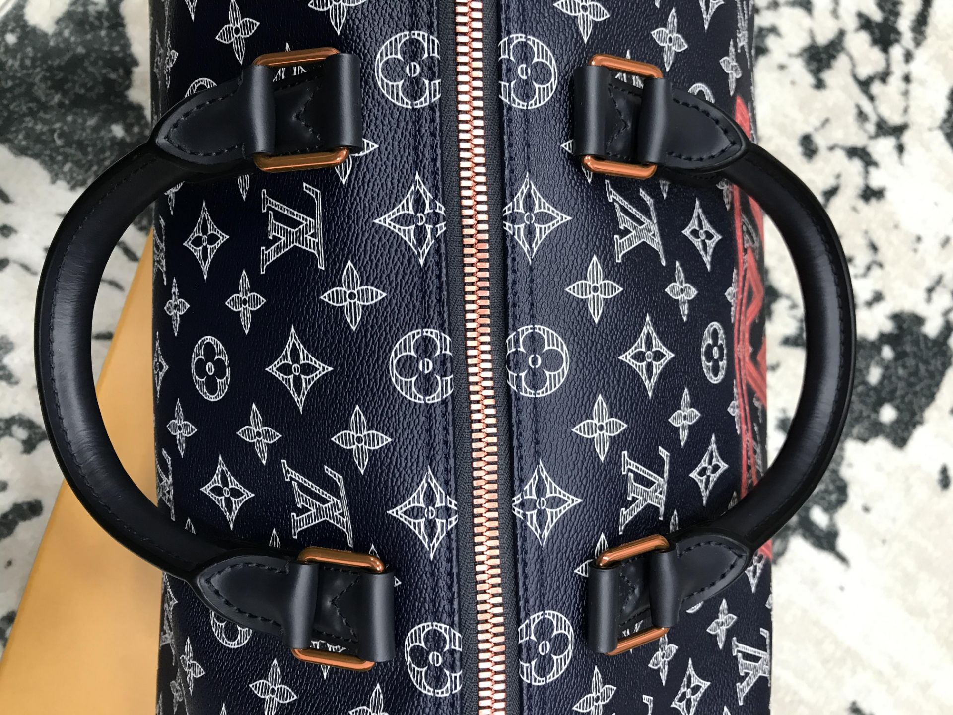 LOUIS VUITTON X KIM JONES KEEPALL SIZE 40 (LIMITED EDITION) - Image 4 of 12