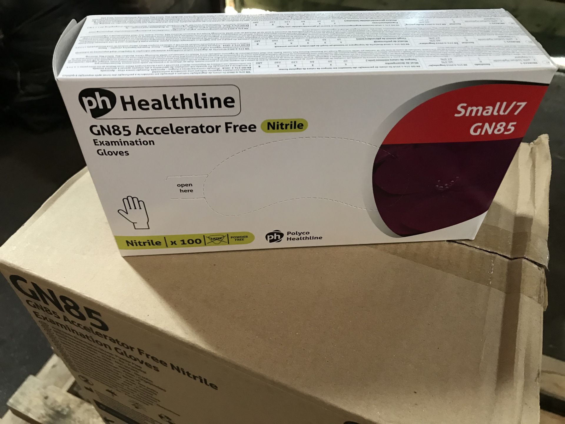 3,000 HEALTHLINE ACCELERATOR FREE NITRILE SMALL EXAMINATION GLOVES