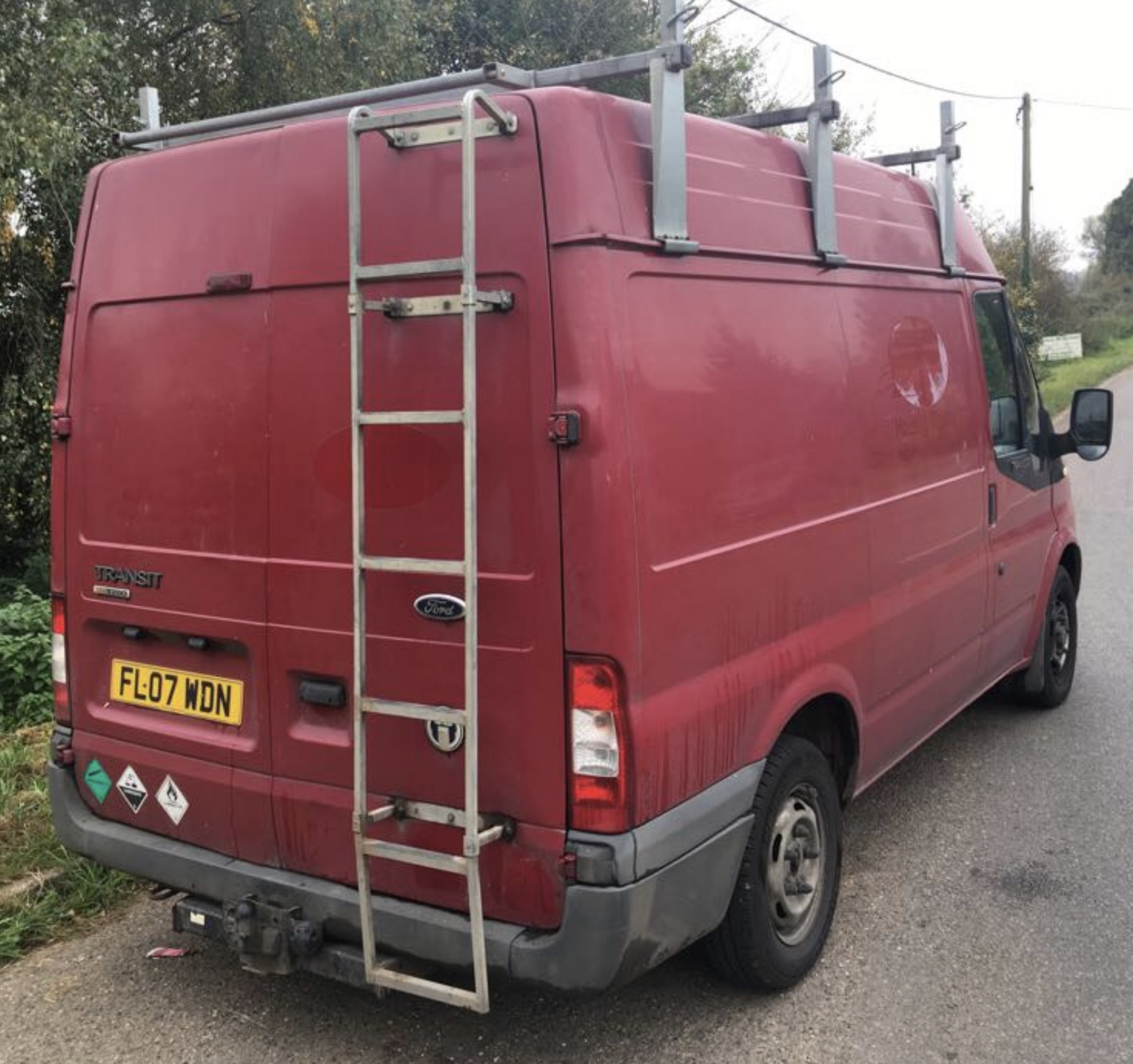 2007 FORD TRANSIT 280 SWB DIESEL FWD - Medium Roof Van TDCi 85ps - Image 8 of 12