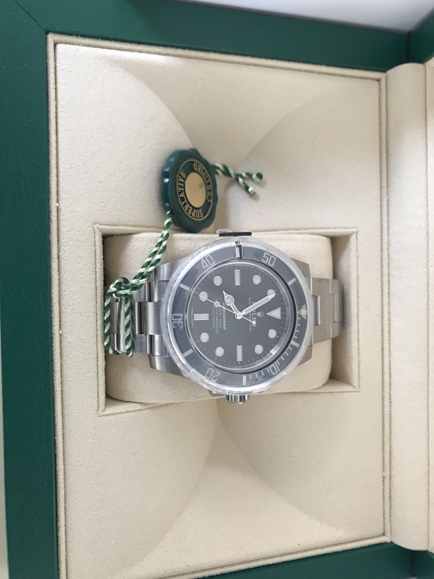 2020 ROLEX SUBMARINER OYSTER STEEL 40 MM WATCH 114060 - Image 8 of 10