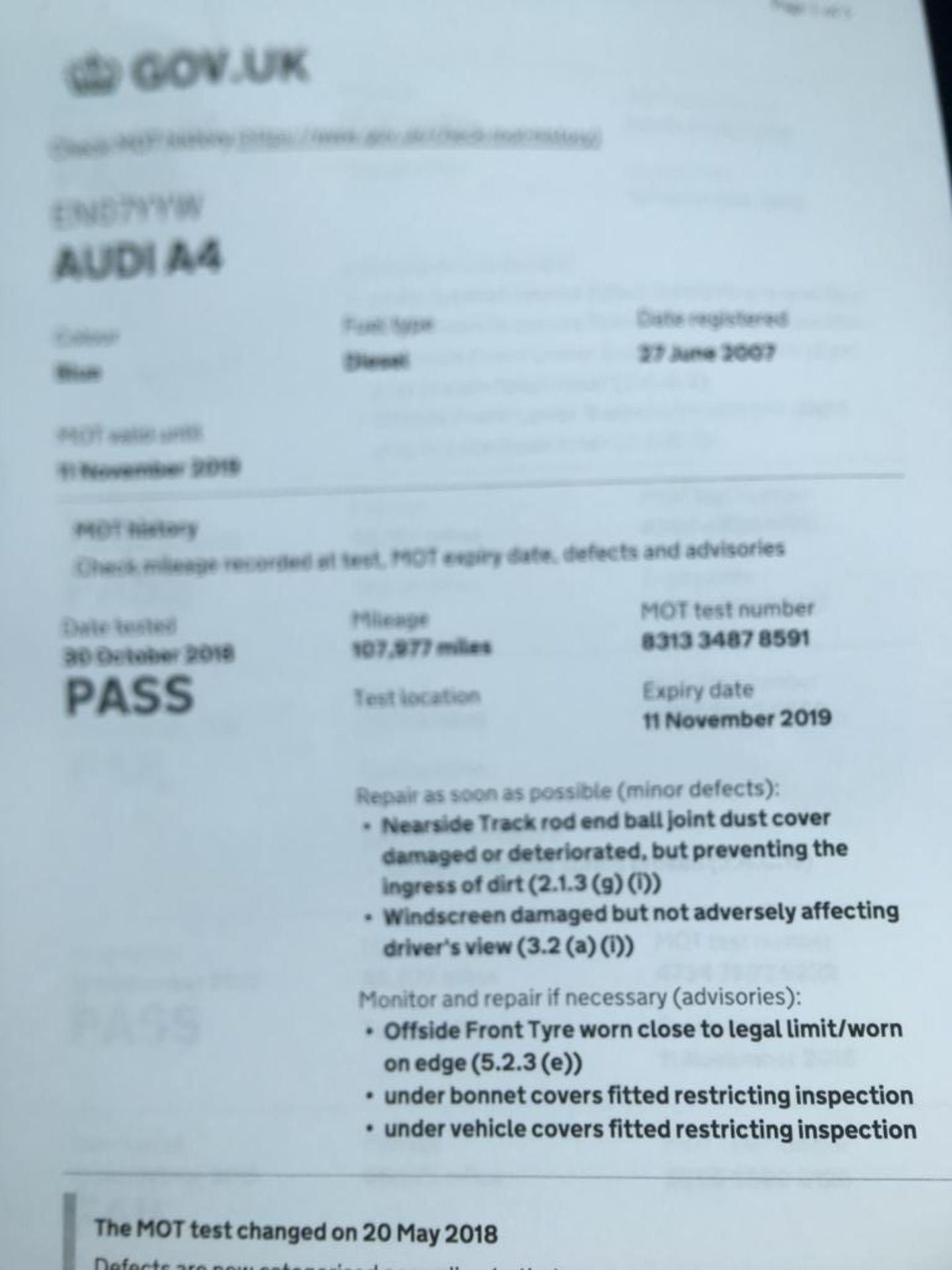 2007 AUDI A4 SE TDI 170 MANUAL - Image 16 of 17