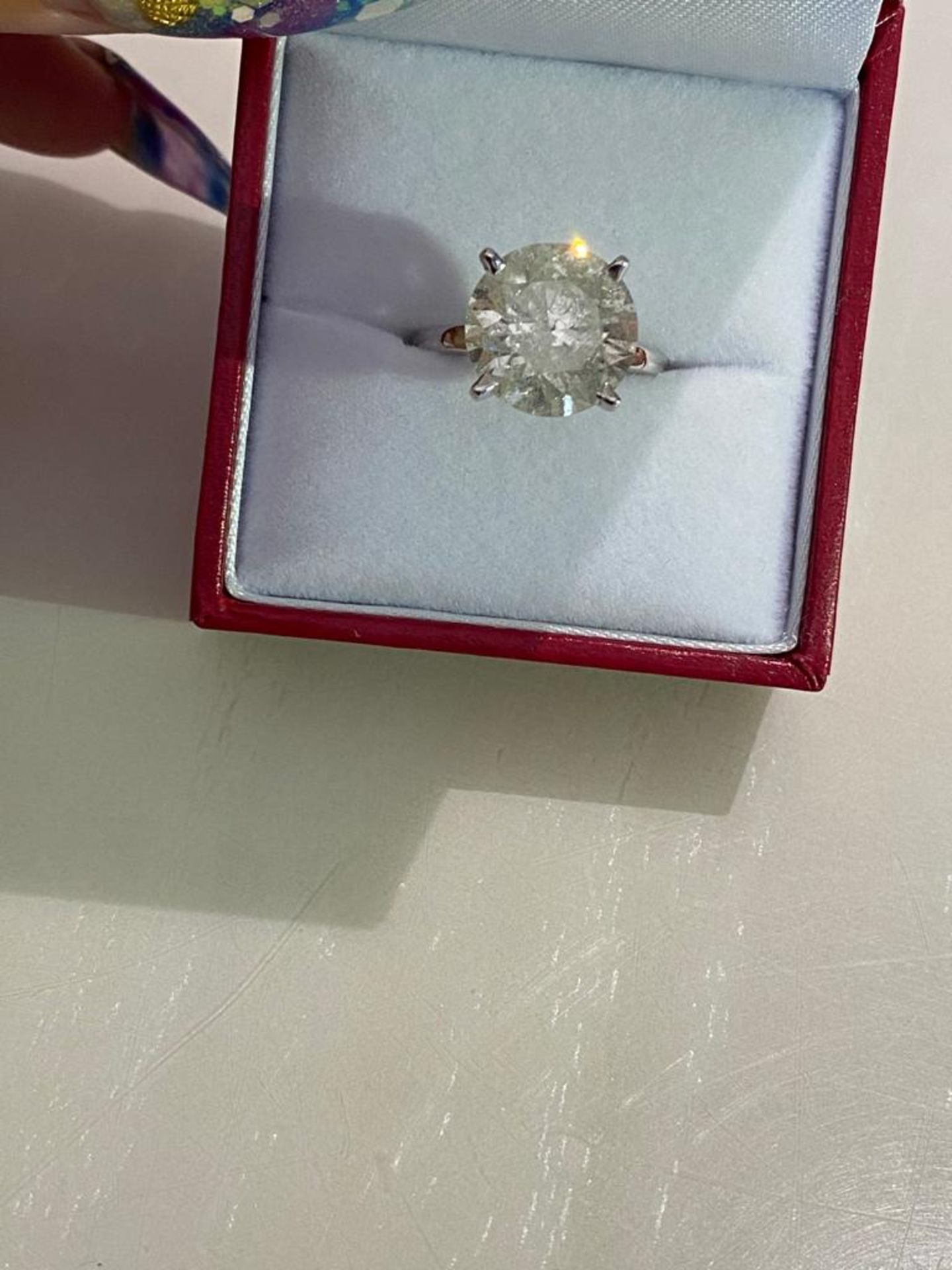 6.36 CT DIAMOND RING