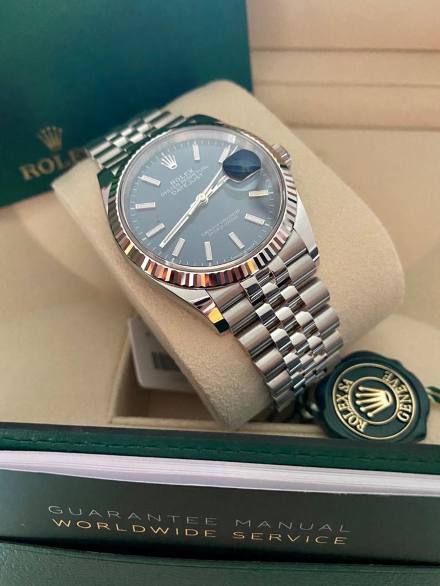 2020 ROLEX DATEJUST 36MM BLUE