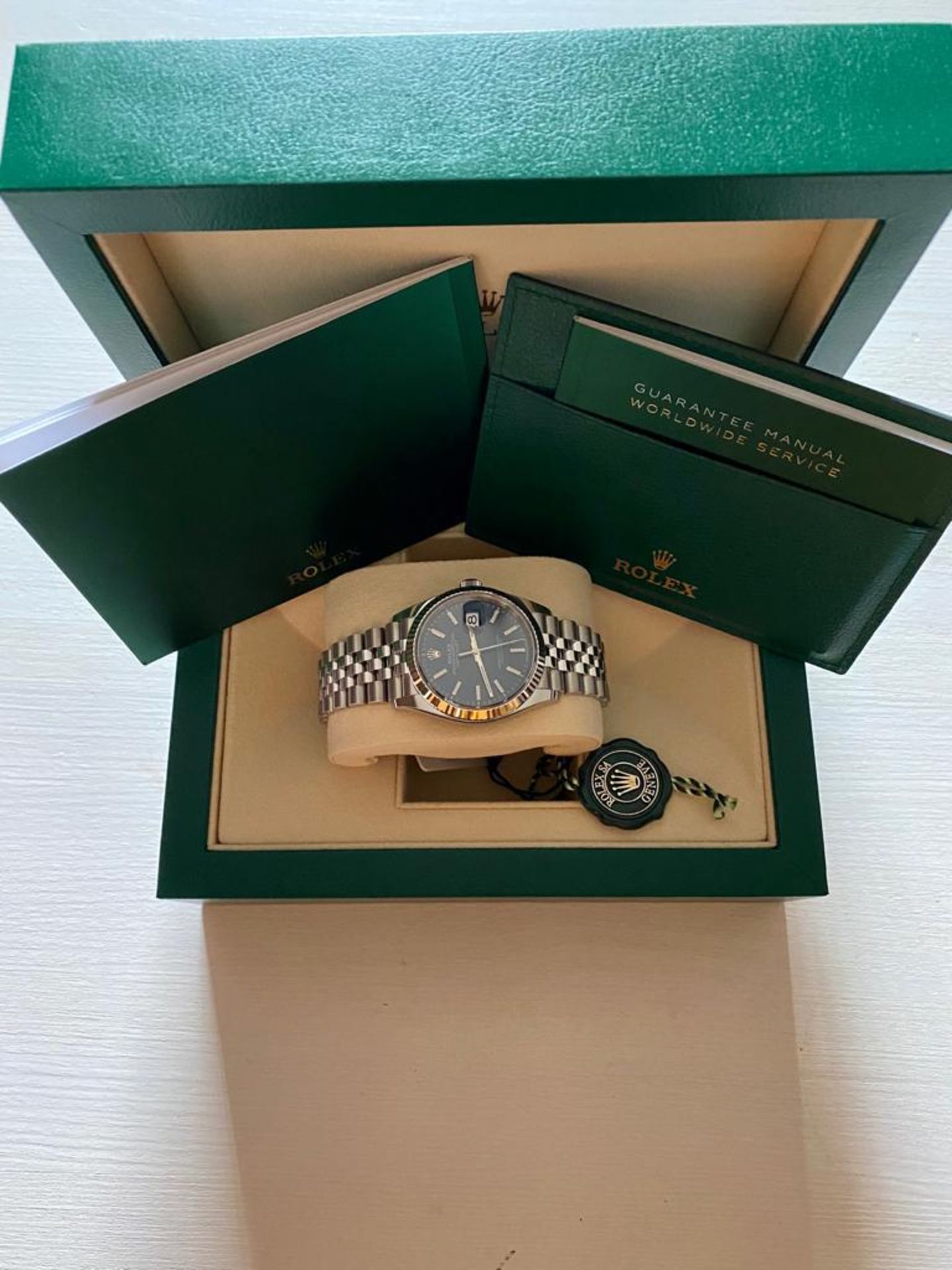 2020 ROLEX DATEJUST 36MM BLUE - Image 17 of 19