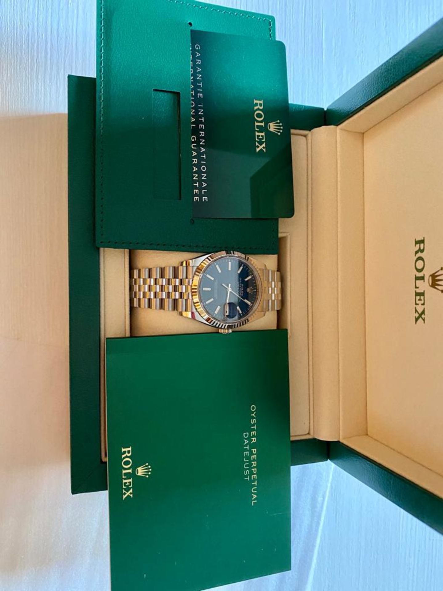 2020 ROLEX DATEJUST 36MM BLUE - Image 15 of 19