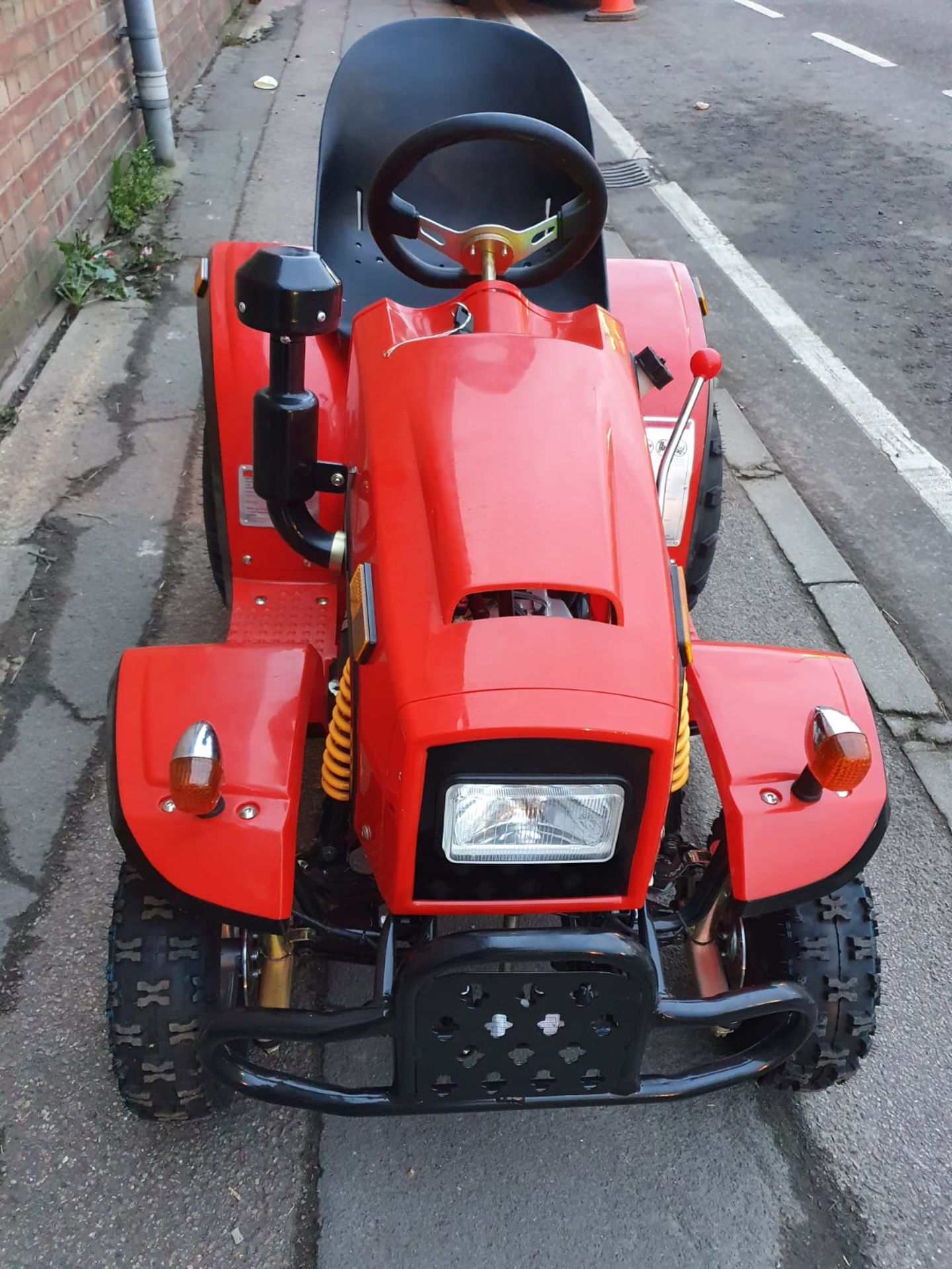 MASSEY FERGUSON MINI TRACTOR AND TRAILER 4 STROKE PETROL - Image 5 of 12