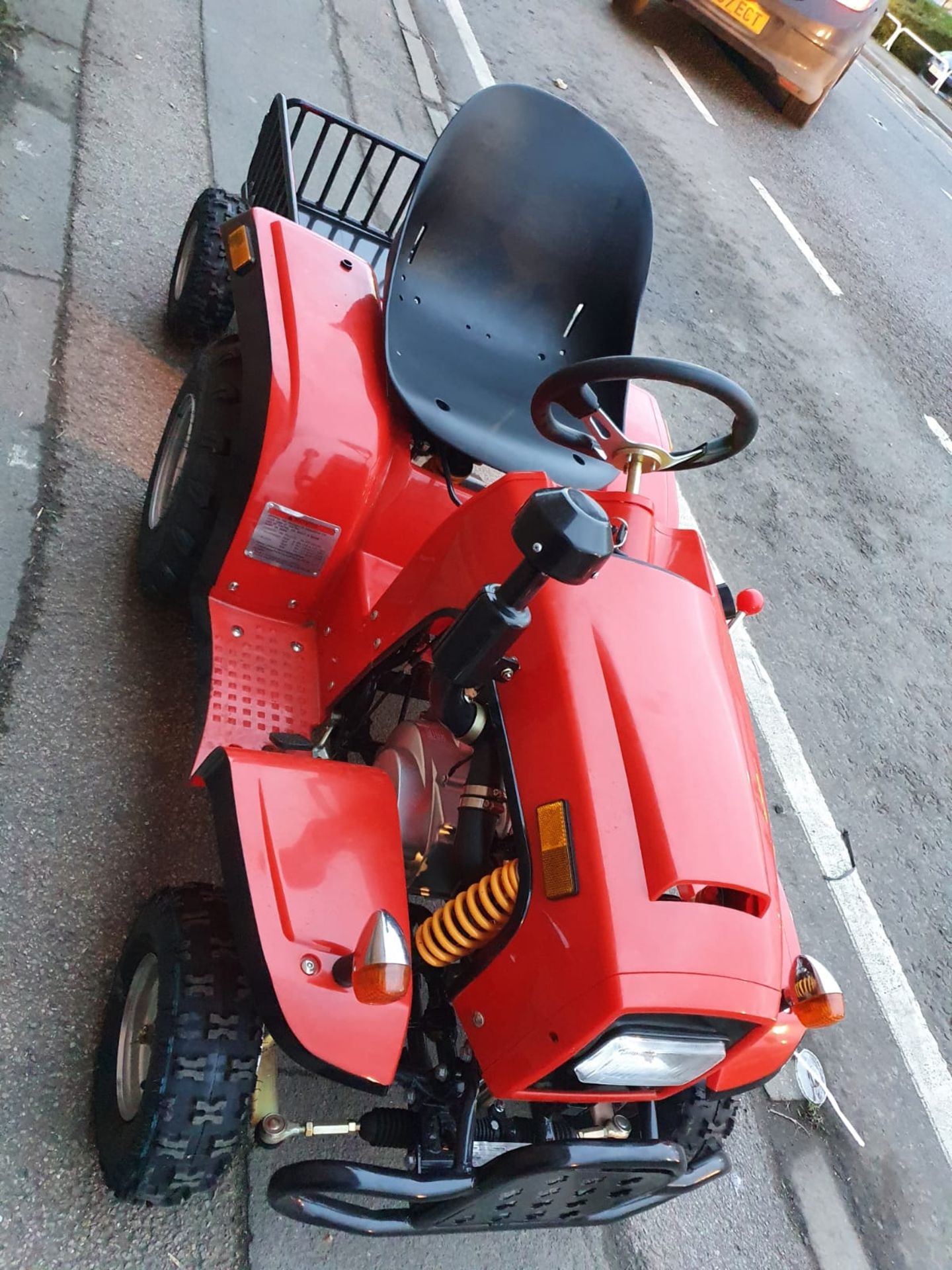 MASSEY FERGUSON MINI TRACTOR AND TRAILER 4 STROKE PETROL - Image 6 of 12