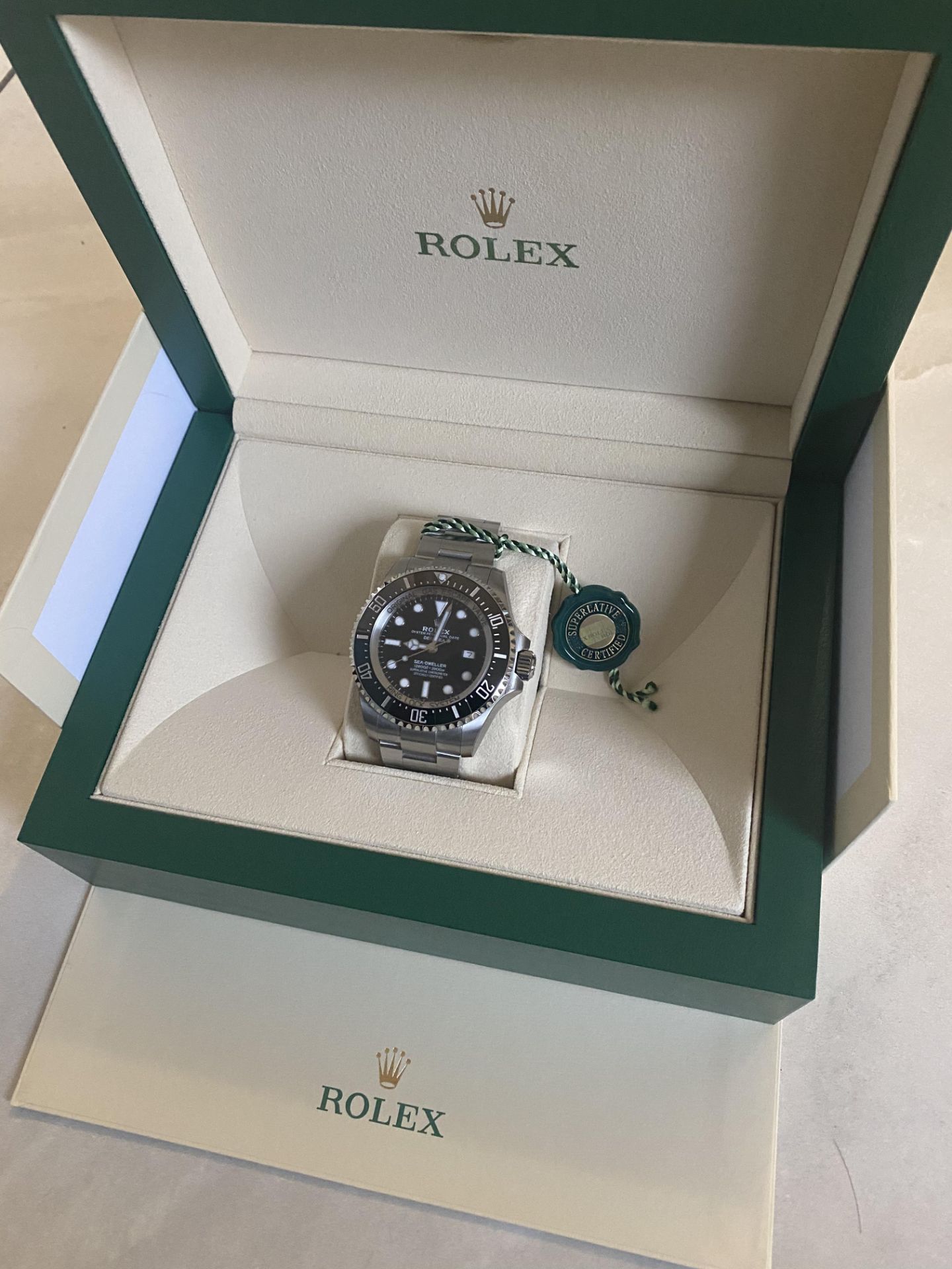 2020 ROLEX DEEPSEA OYSTER 44MM OYSTERSTEEL - Image 9 of 11