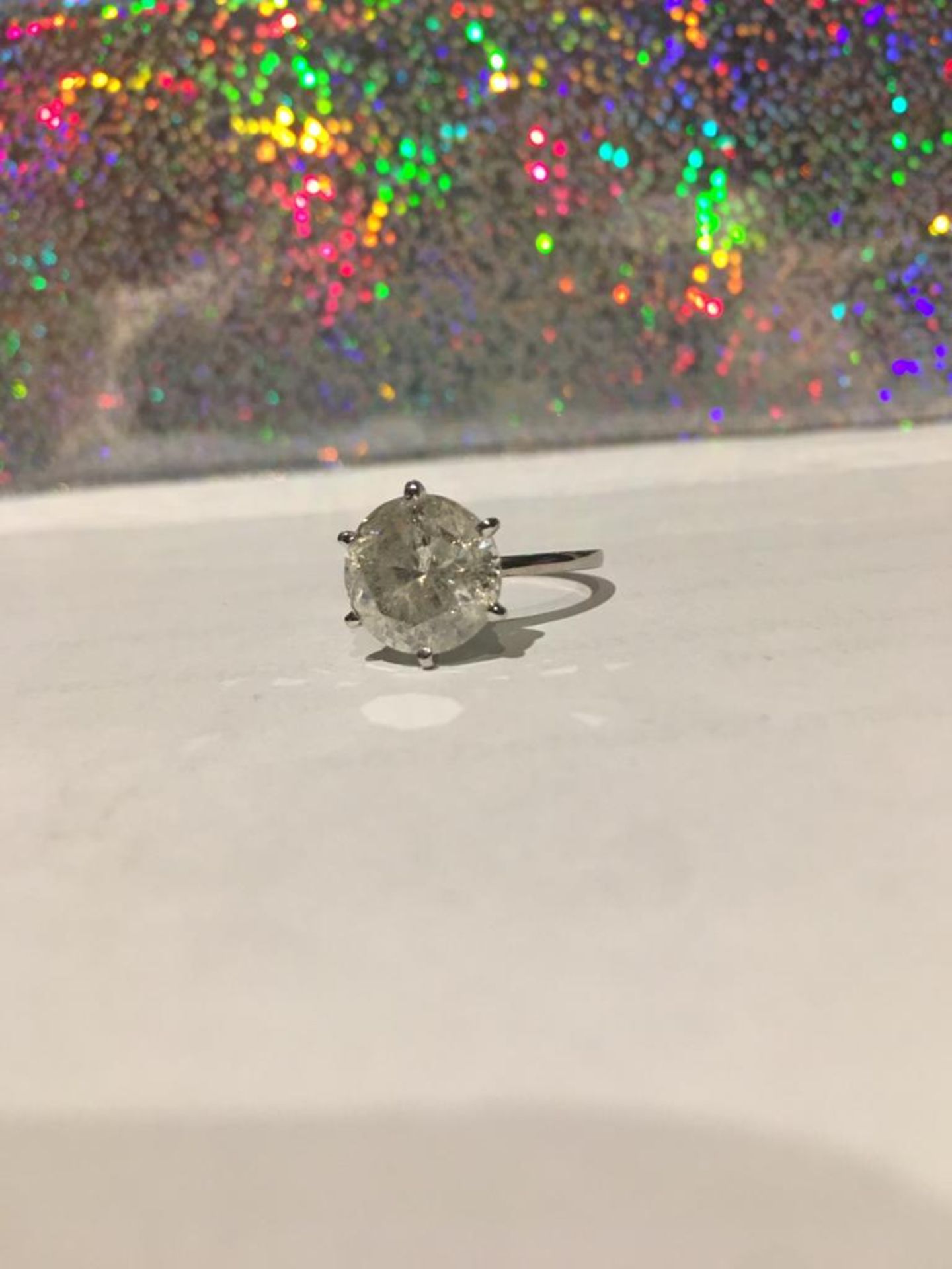 5.04 CT DIAMOND RING - Image 3 of 10